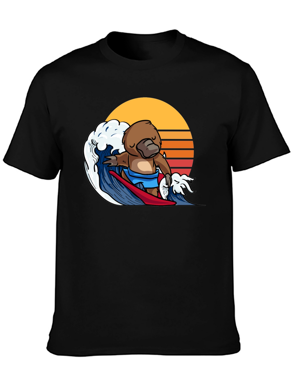 Surfing Platypus Graphic Tee