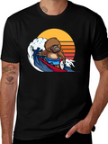 Surfing Platypus Graphic Tee