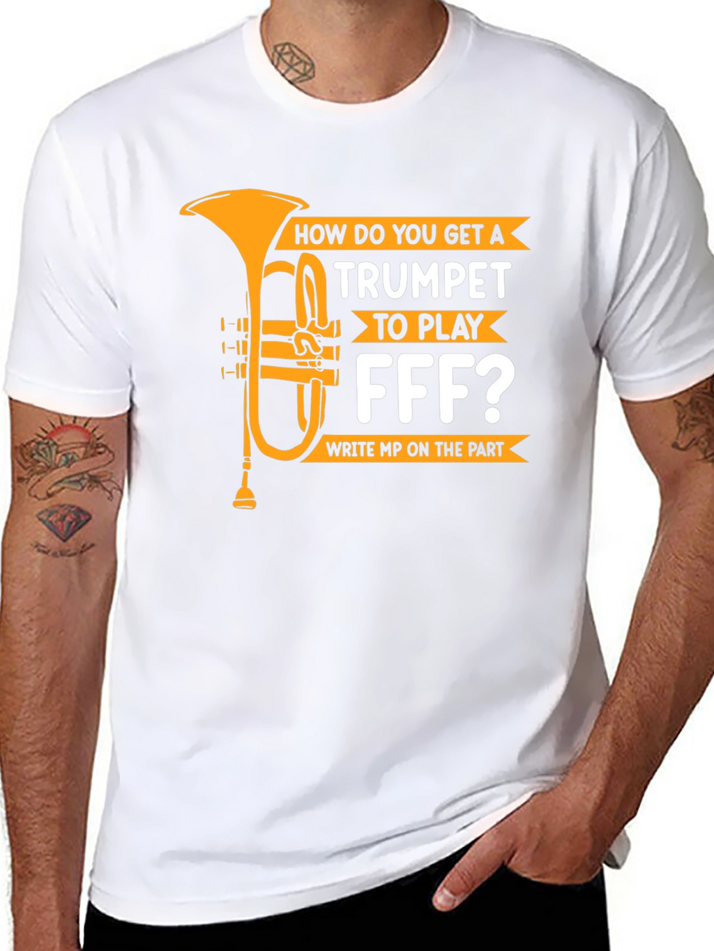 Trumpet FFF Funny Music T-Shirt