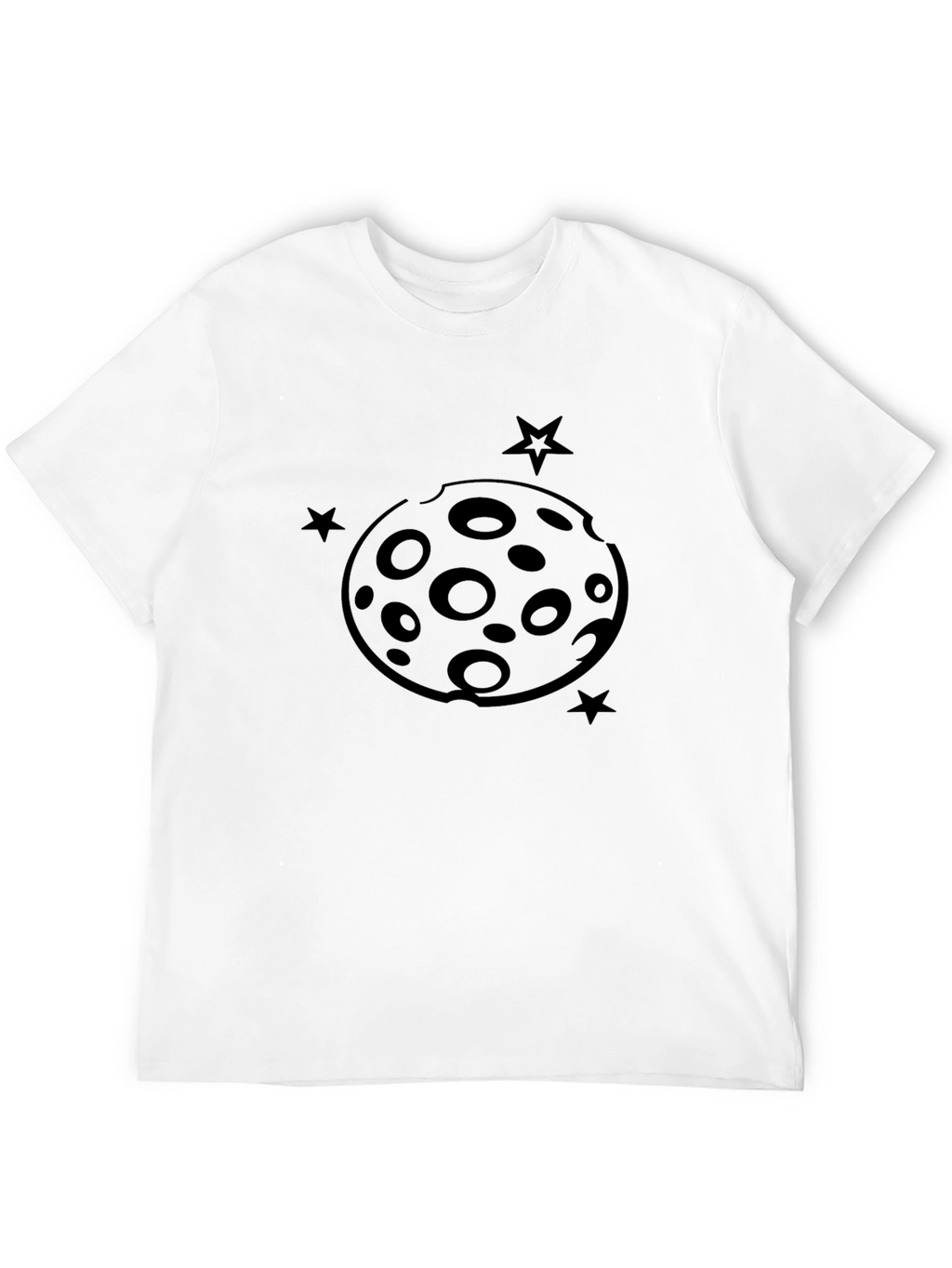 Lunar Crater T-Shirt - Mens Black Graphic Tee