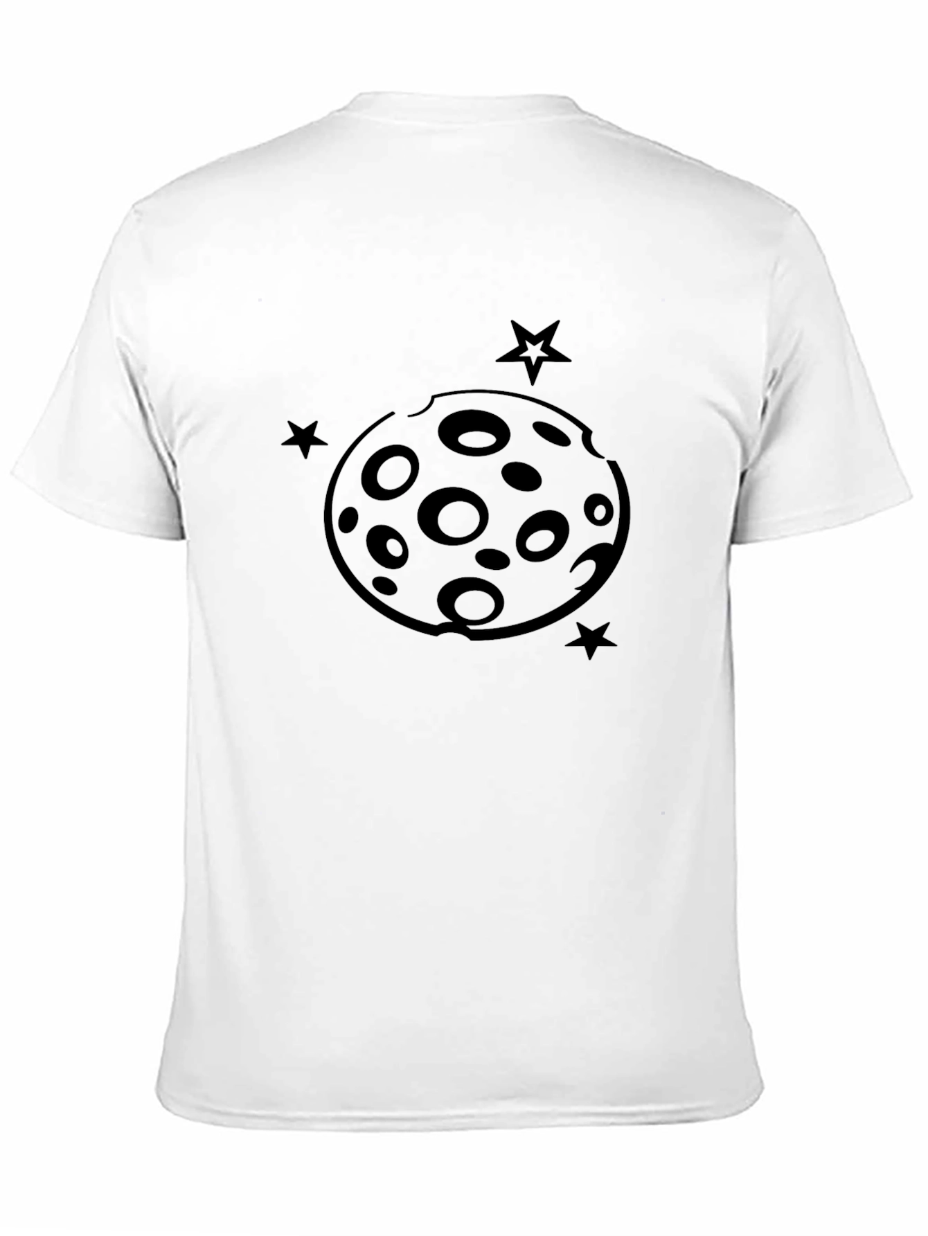 Lunar Crater T-Shirt - Mens Black Graphic Tee