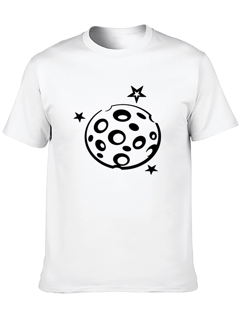 Lunar Crater T-Shirt - Mens Black Graphic Tee