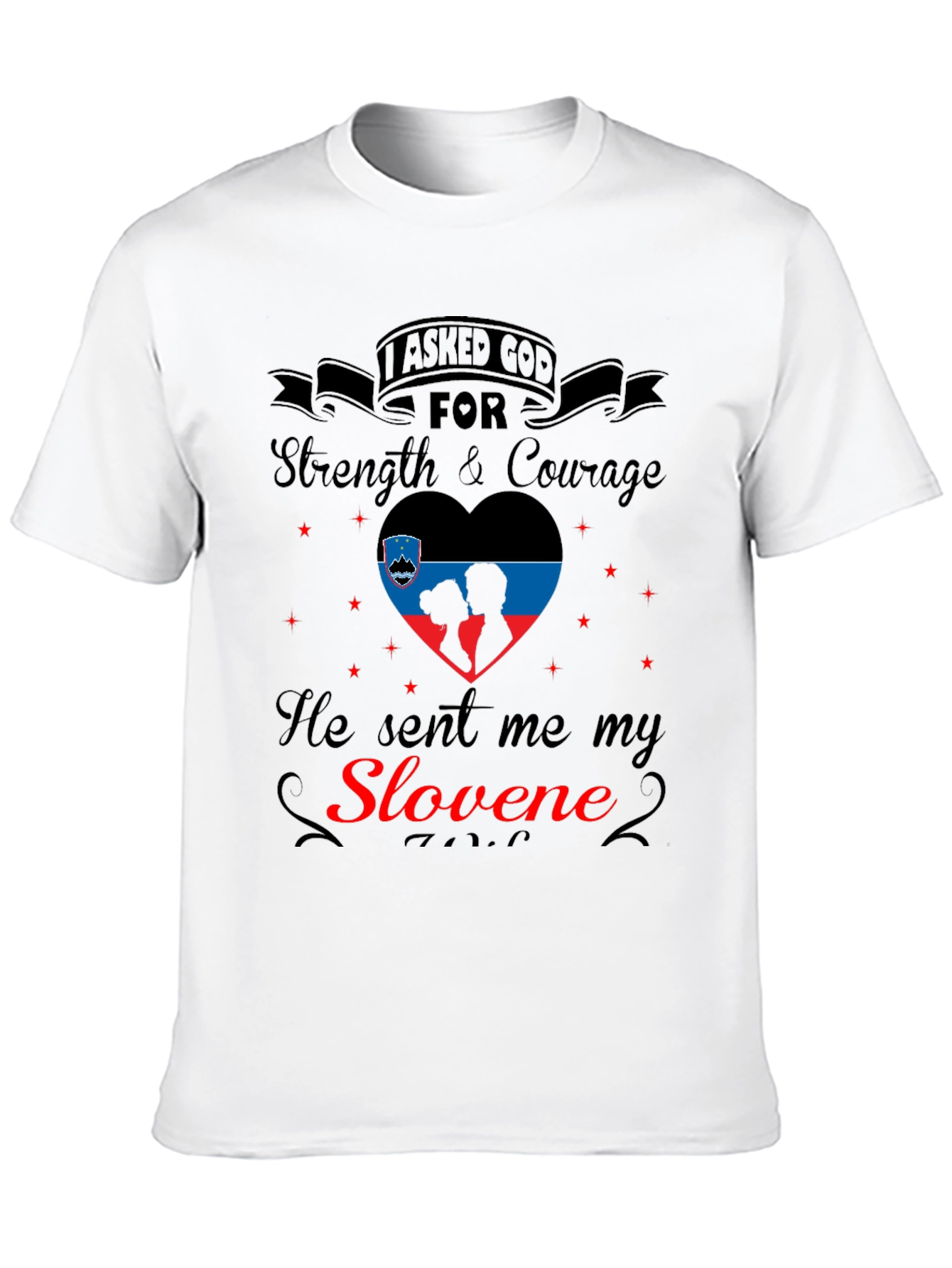 Slovene T-Shirt - Strength & Courage