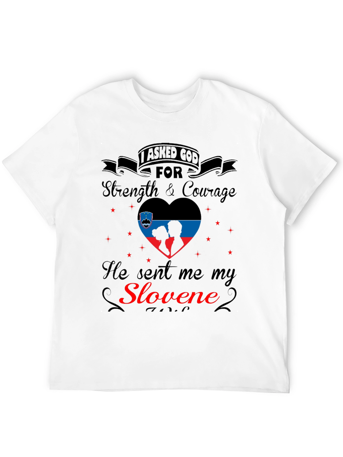 Slovene T-Shirt - Strength & Courage