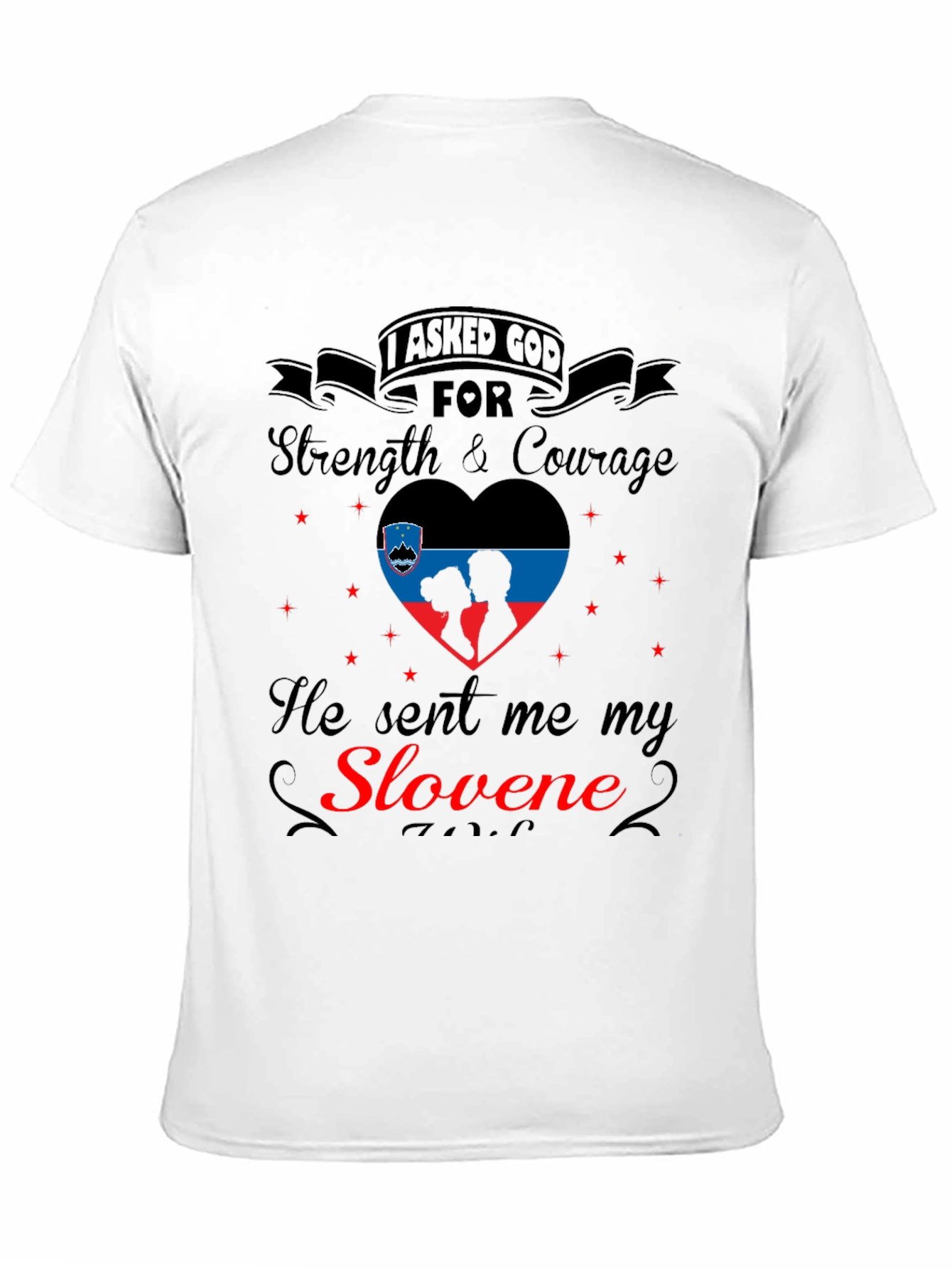 Slovene T-Shirt - Strength & Courage