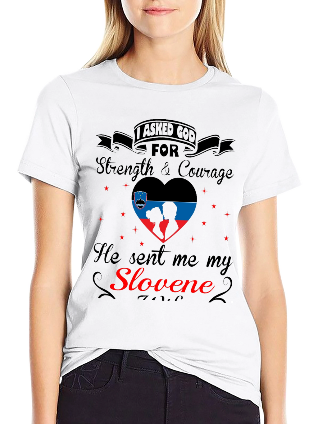 Slovene T-Shirt - Strength & Courage