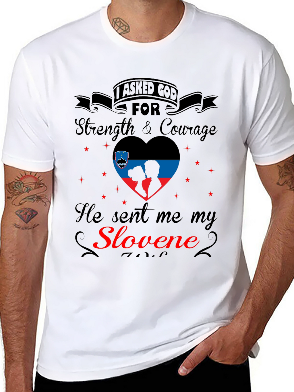 Slovene T-Shirt - Strength & Courage