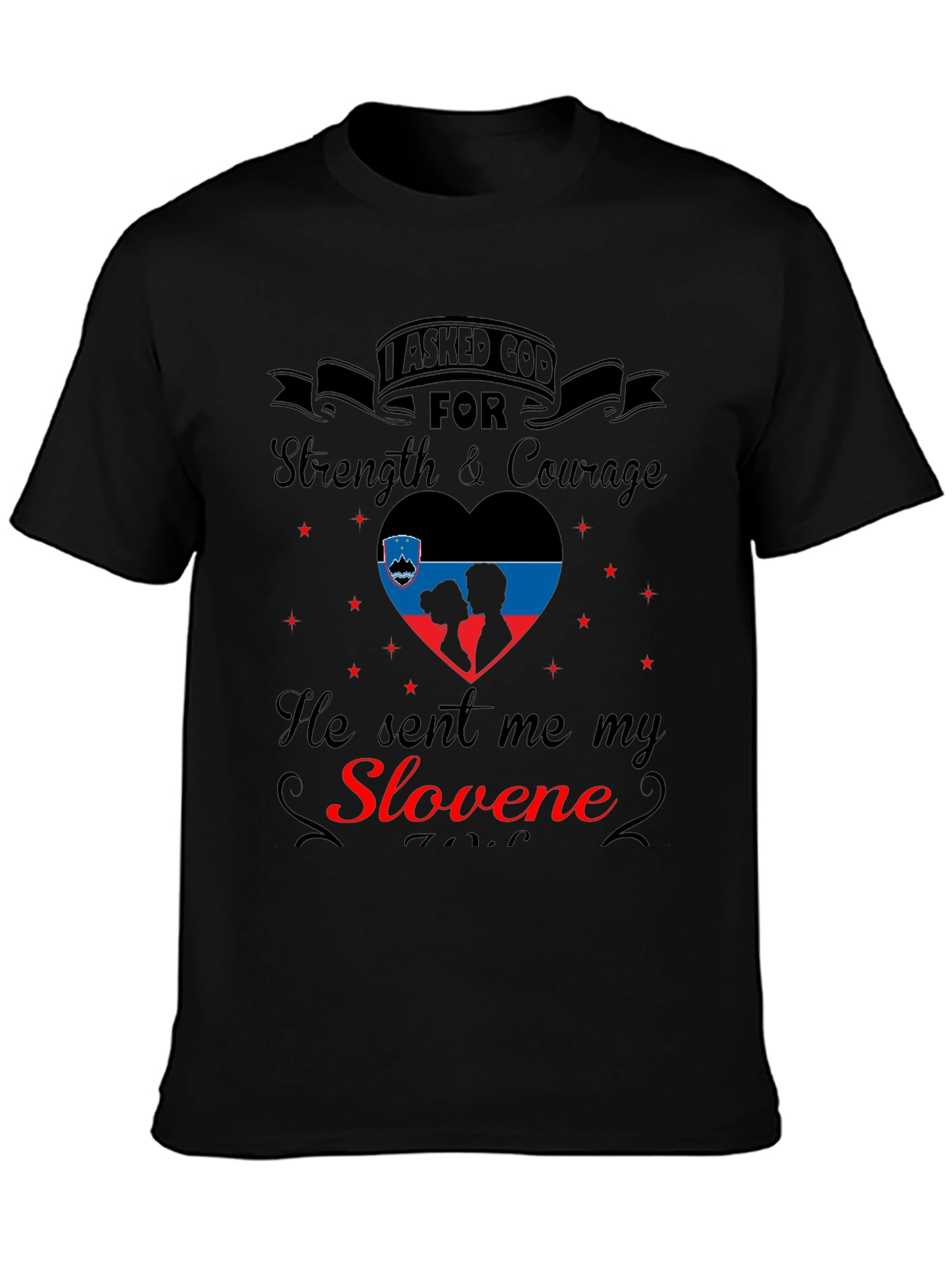 Slovene T-Shirt - Strength & Courage