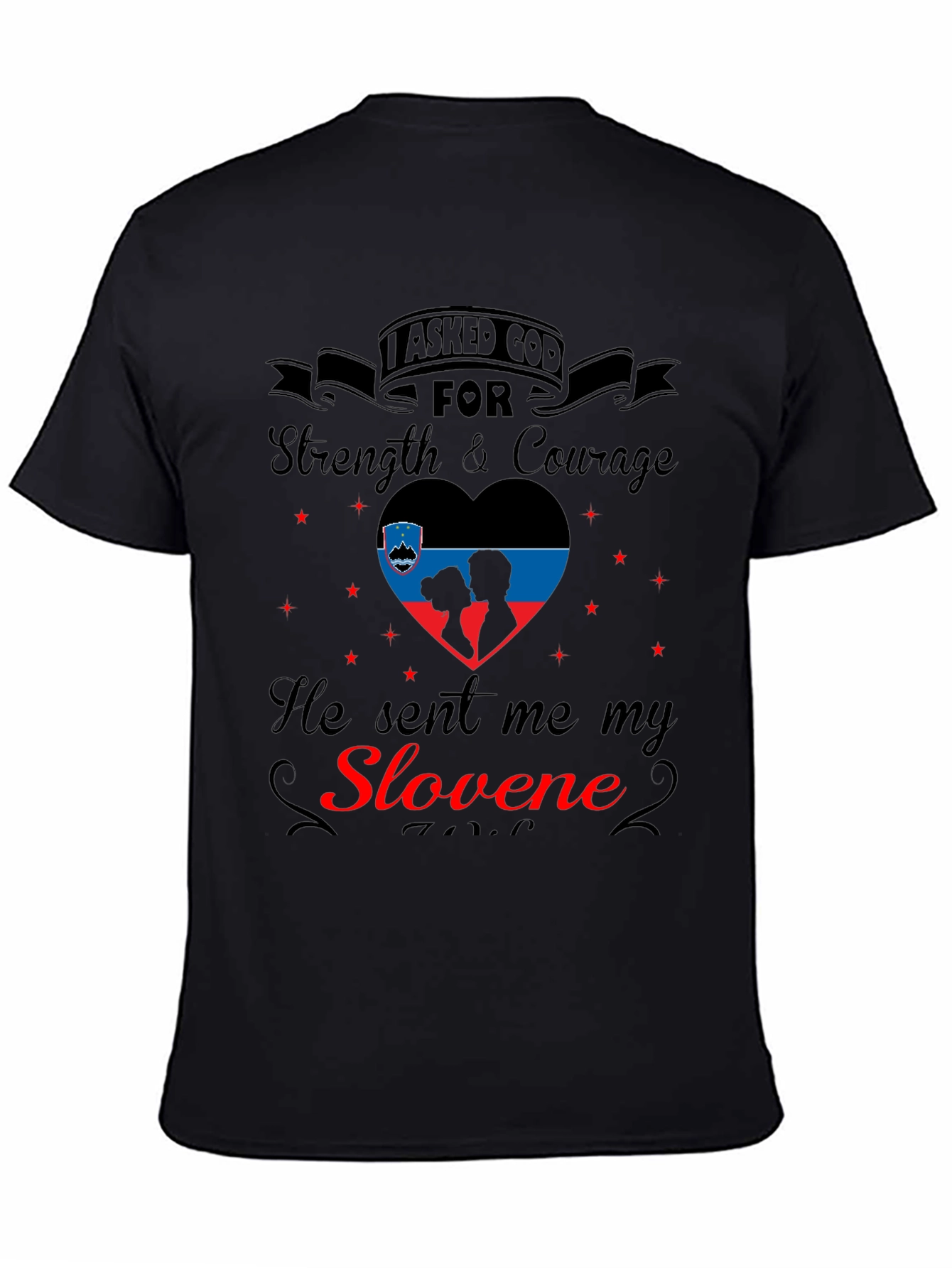 Slovene T-Shirt - Strength & Courage