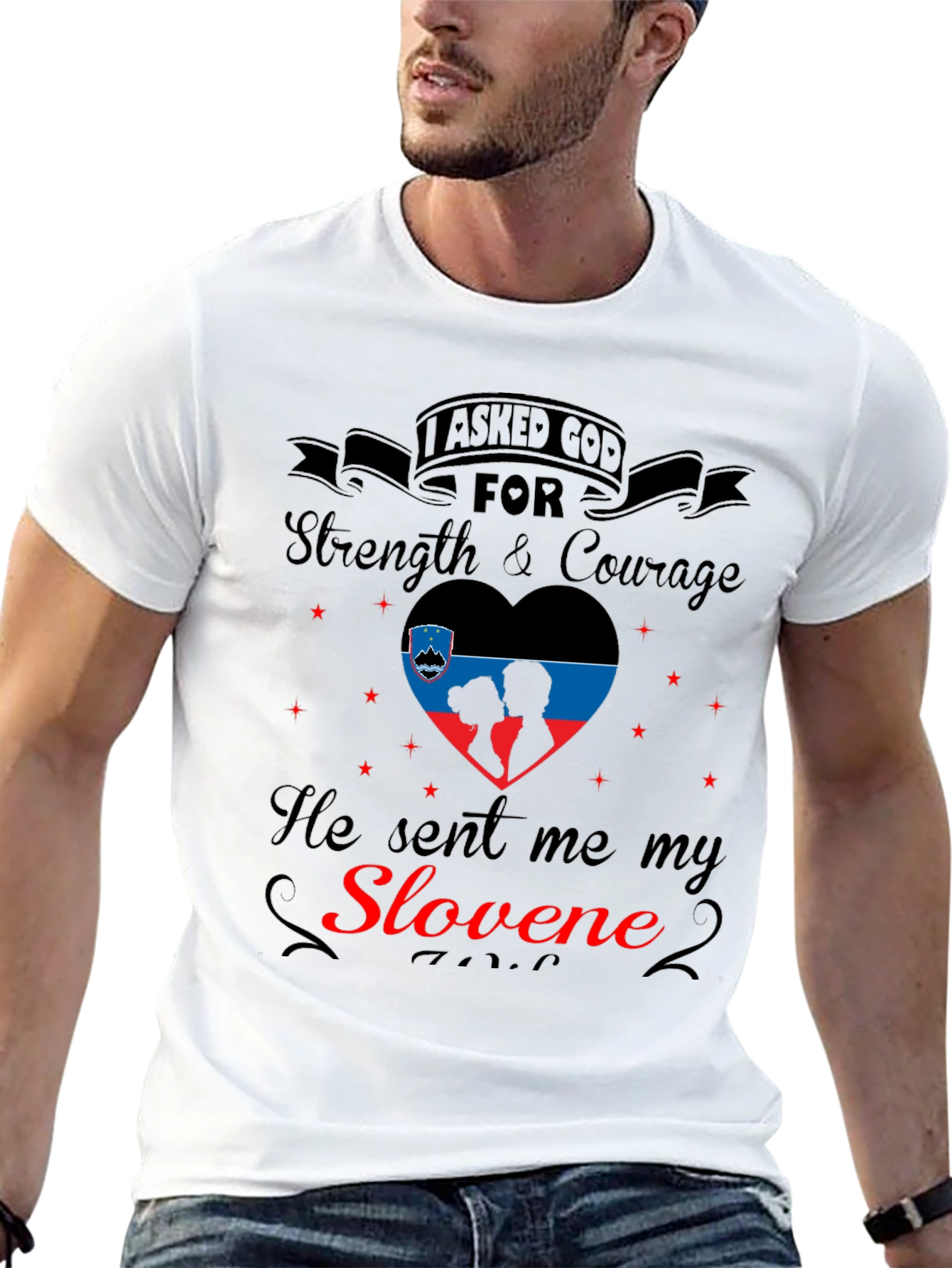Slovene T-Shirt - Strength & Courage