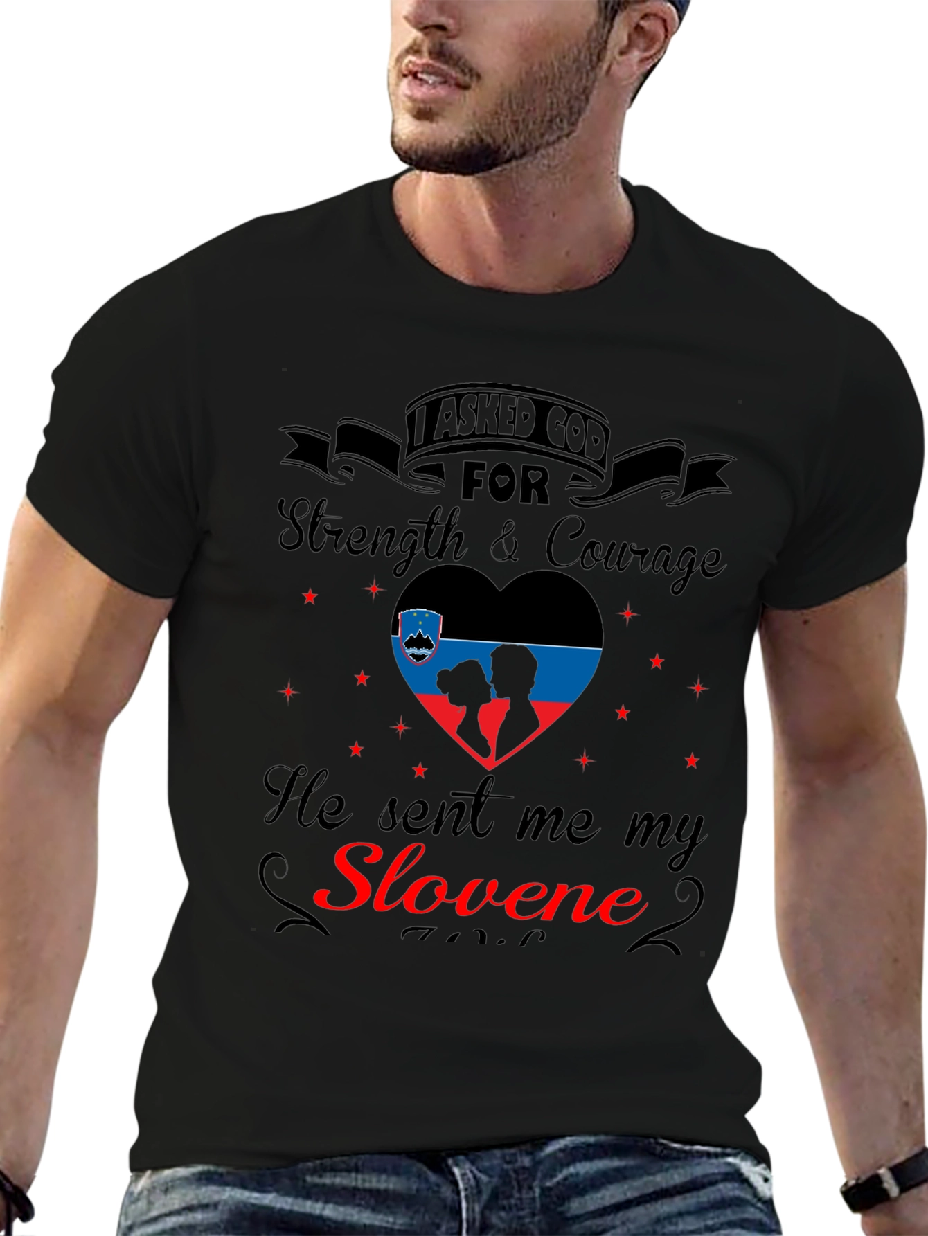 Slovene T-Shirt - Strength & Courage
