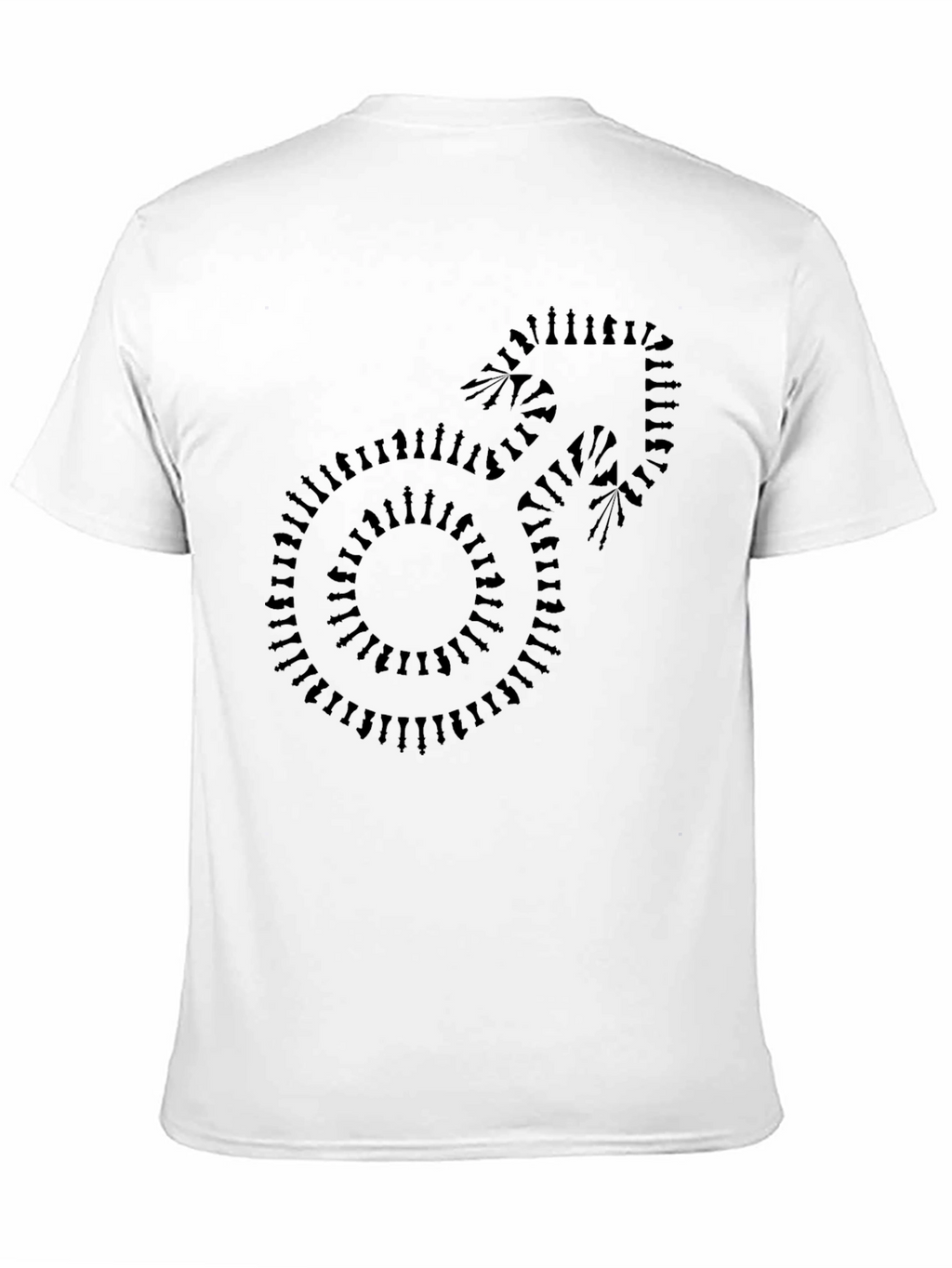 Chess Piece Symbol Black T-Shirt