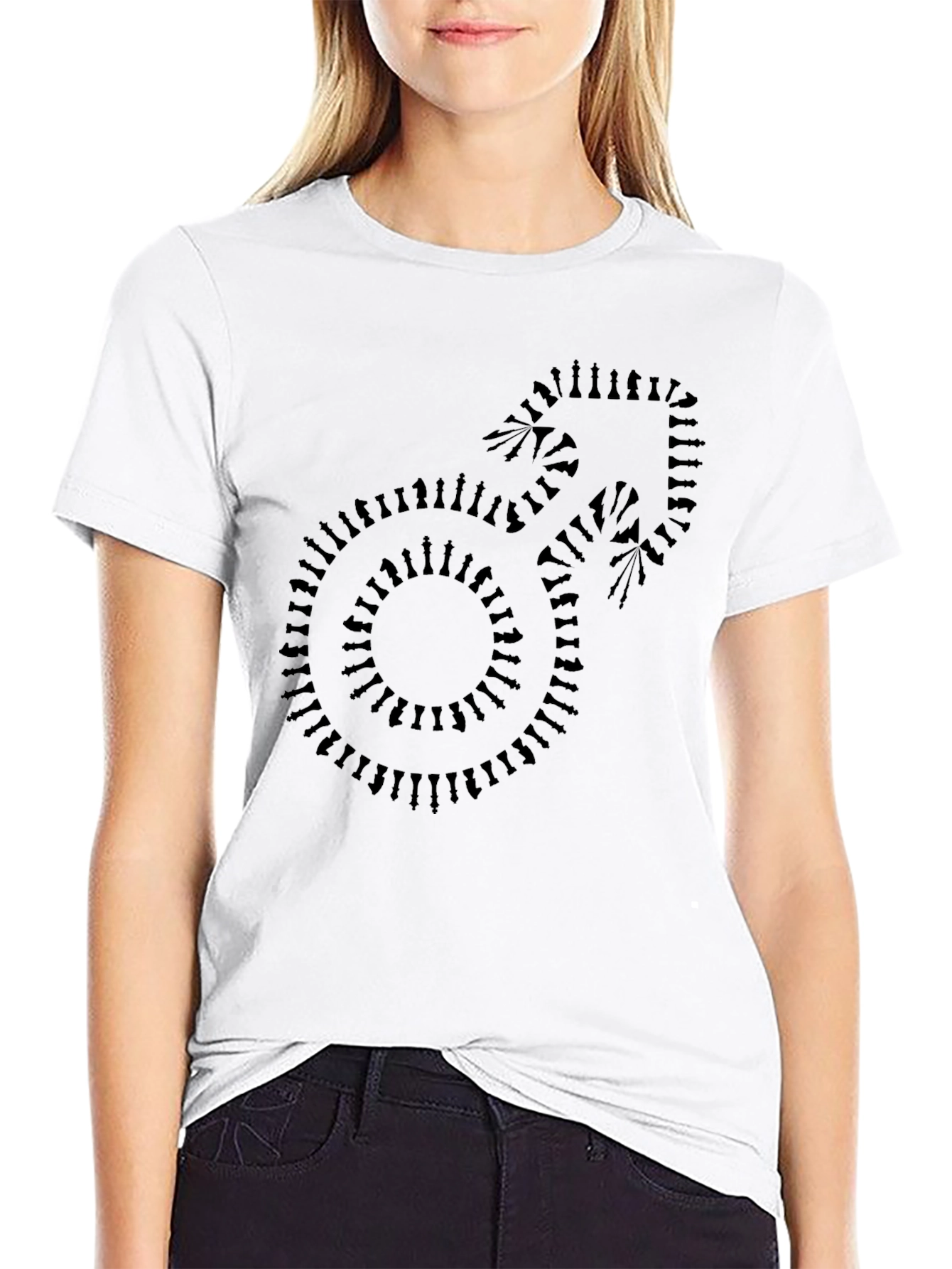 Chess Piece Symbol Black T-Shirt