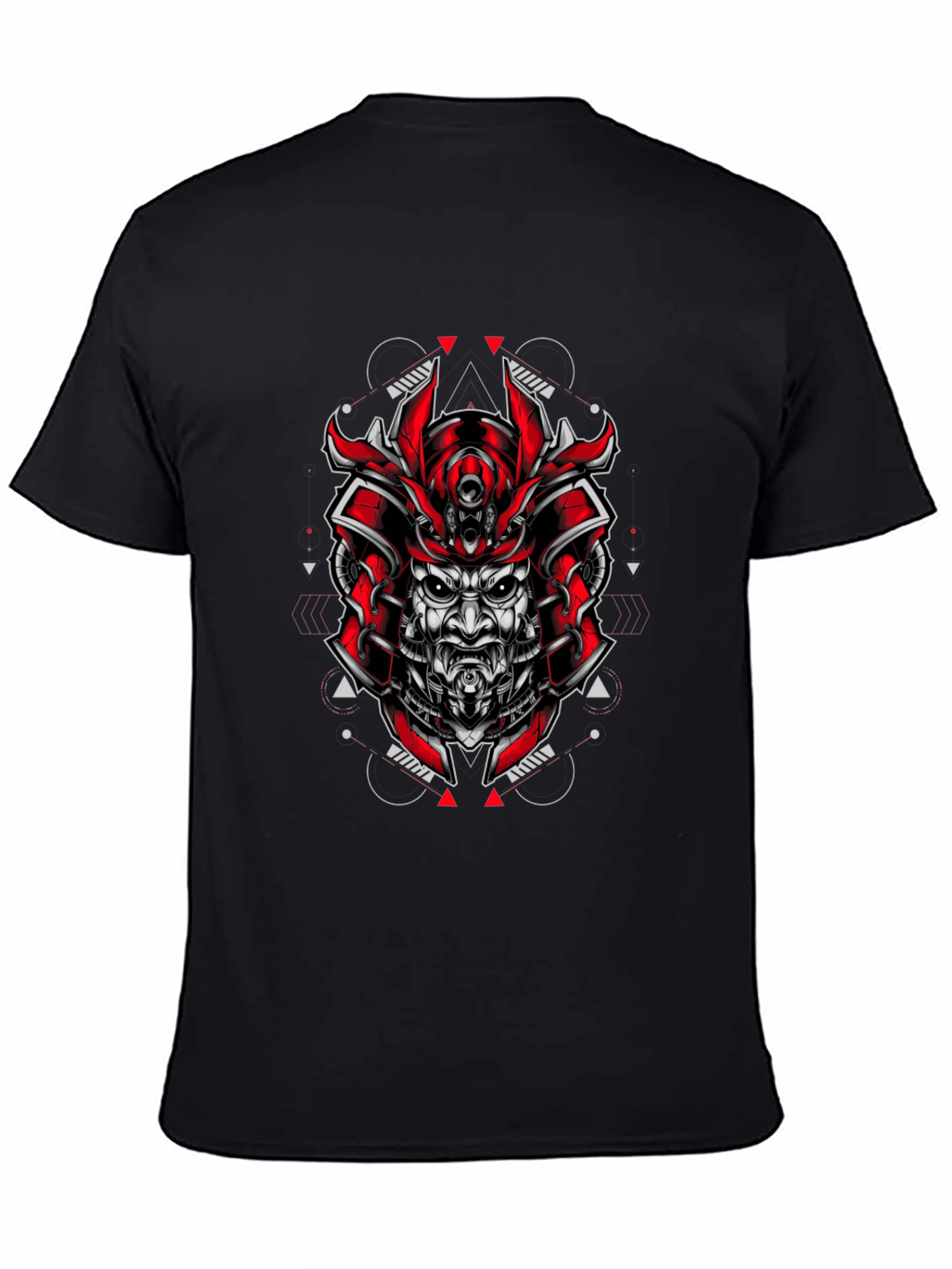 Samurai Graphic T-Shirt - Red and Black Design