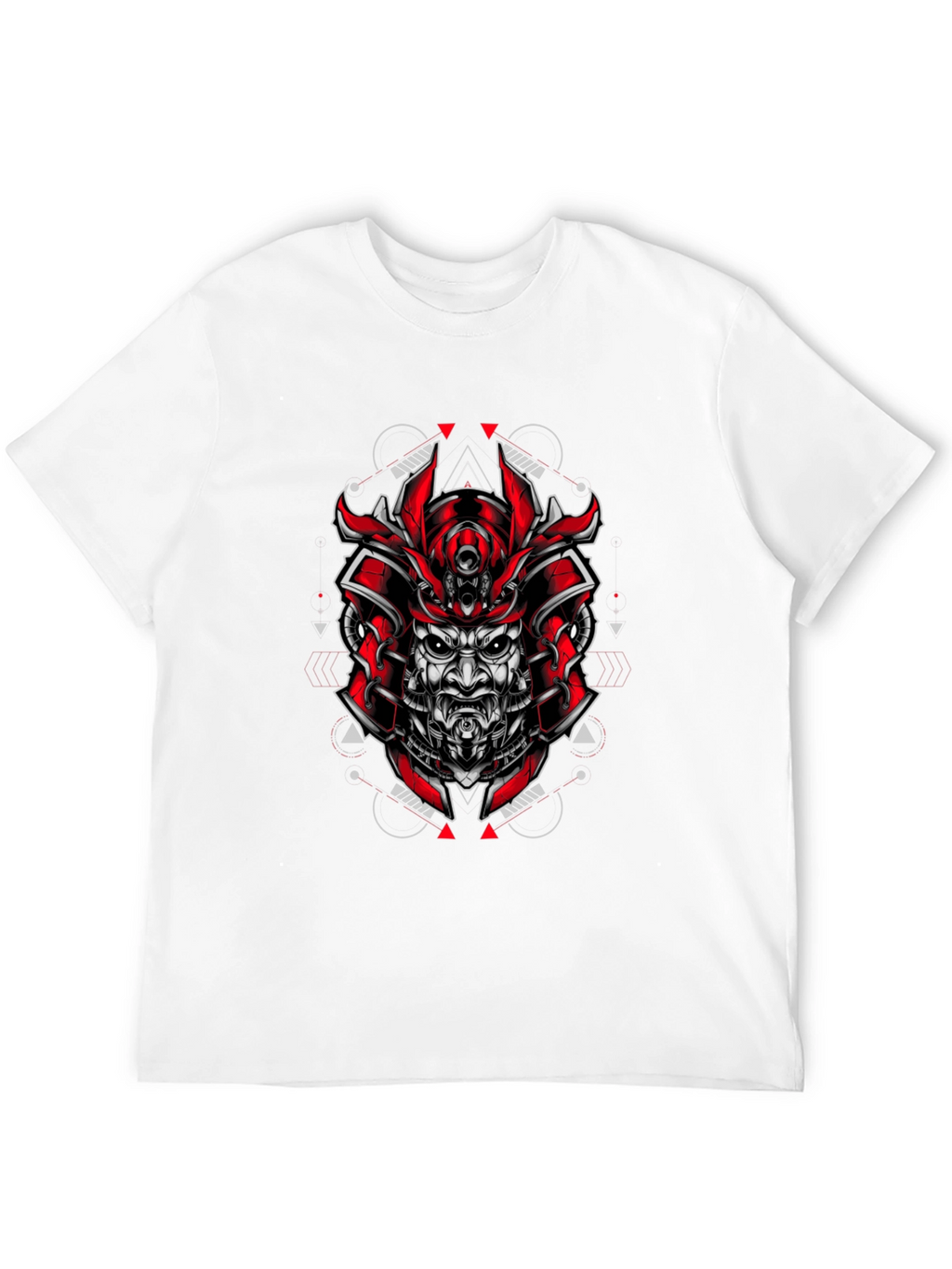 Samurai Graphic T-Shirt - Red and Black Design