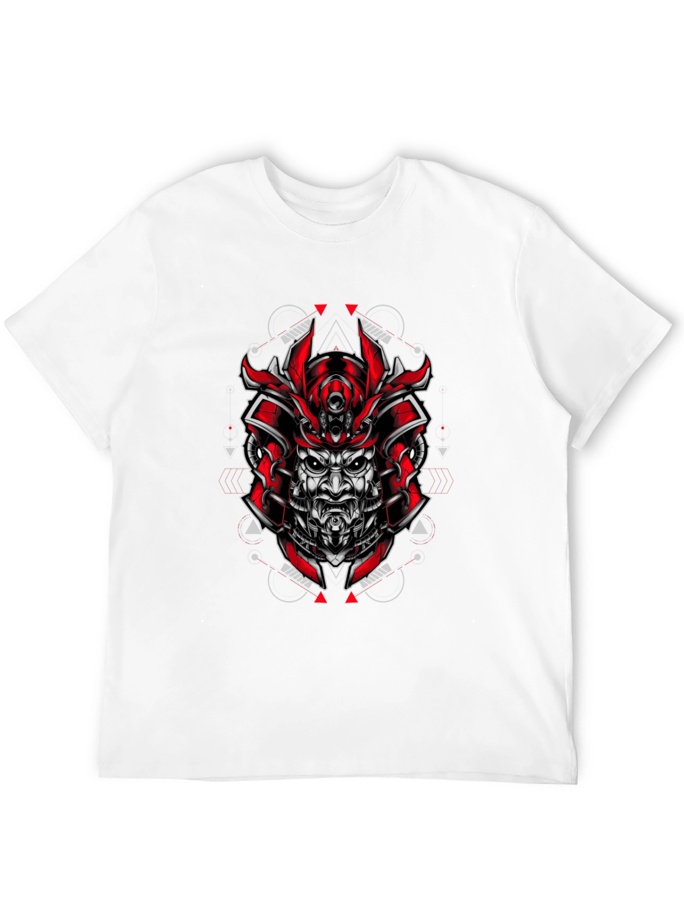 Samurai Graphic T-Shirt - Red and Black Design