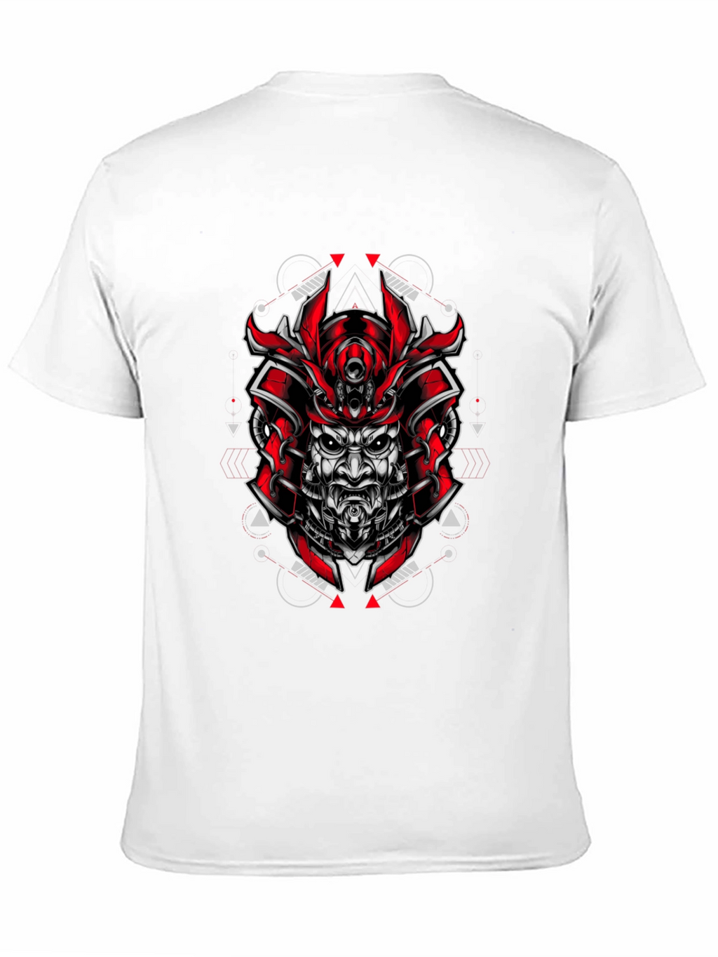 Samurai Graphic T-Shirt - Red and Black Design