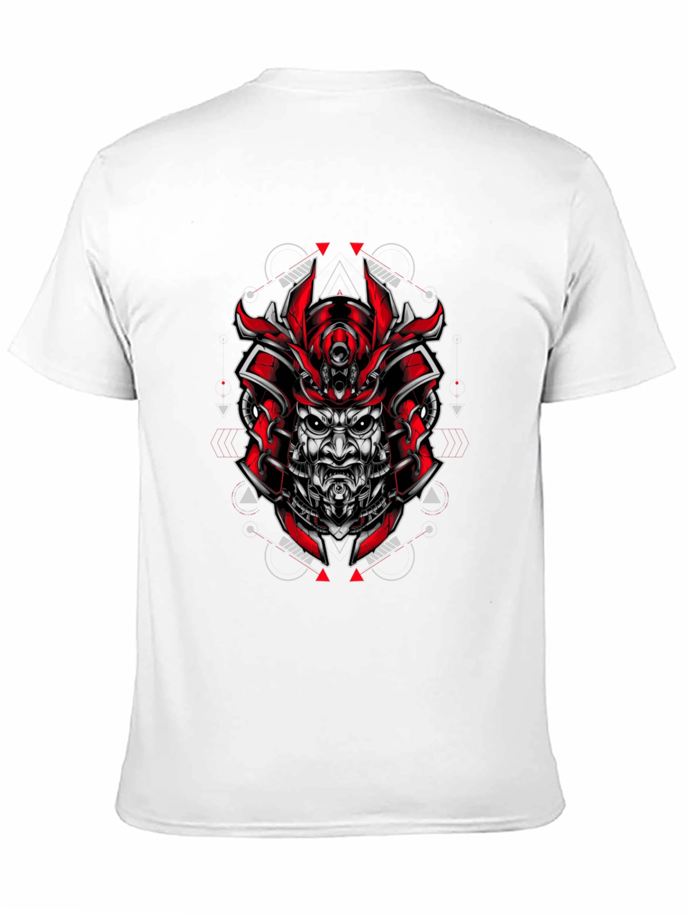 Samurai Graphic T-Shirt - Red and Black Design