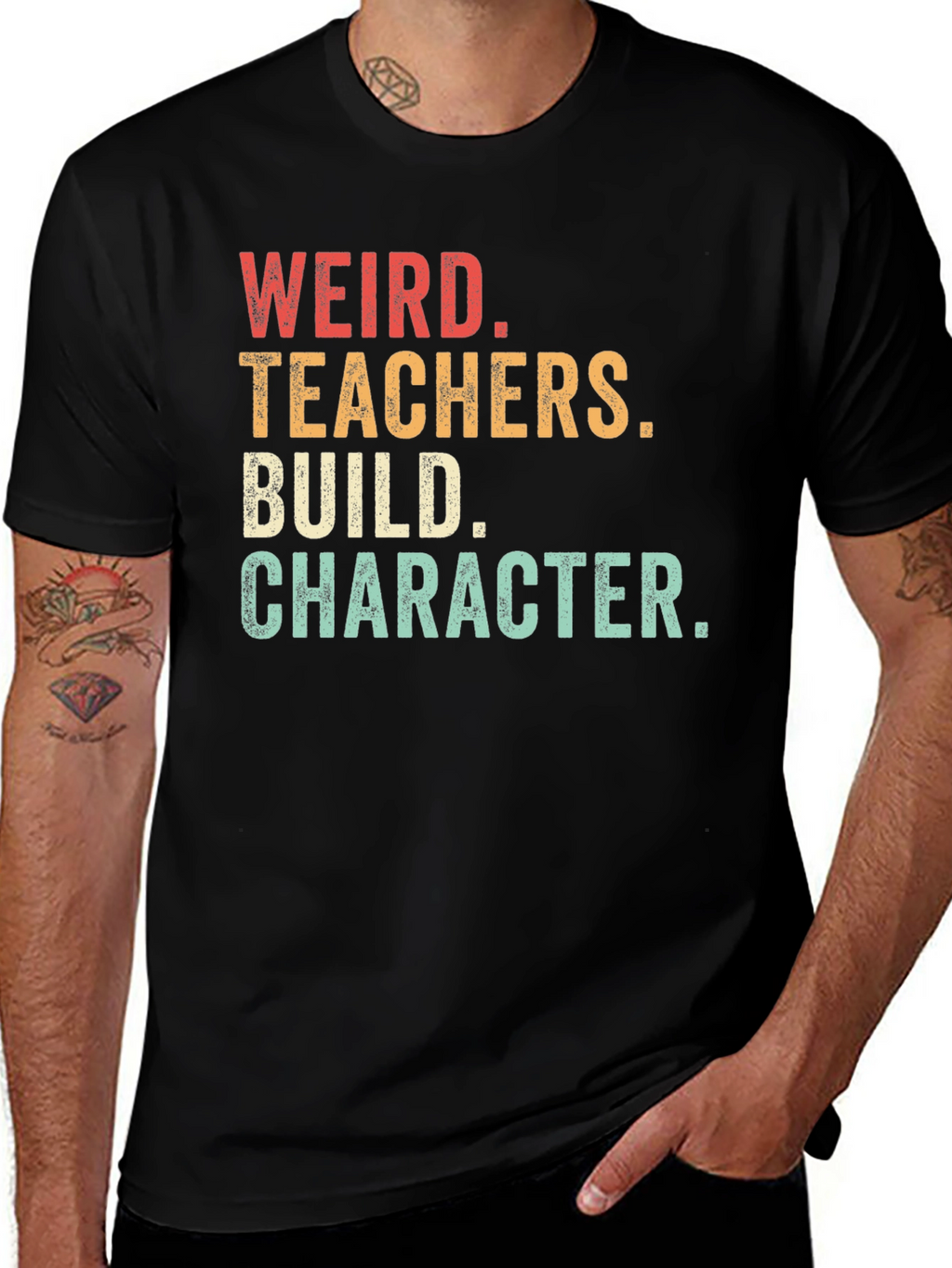 Weird Teachers Build Character T-Shirt