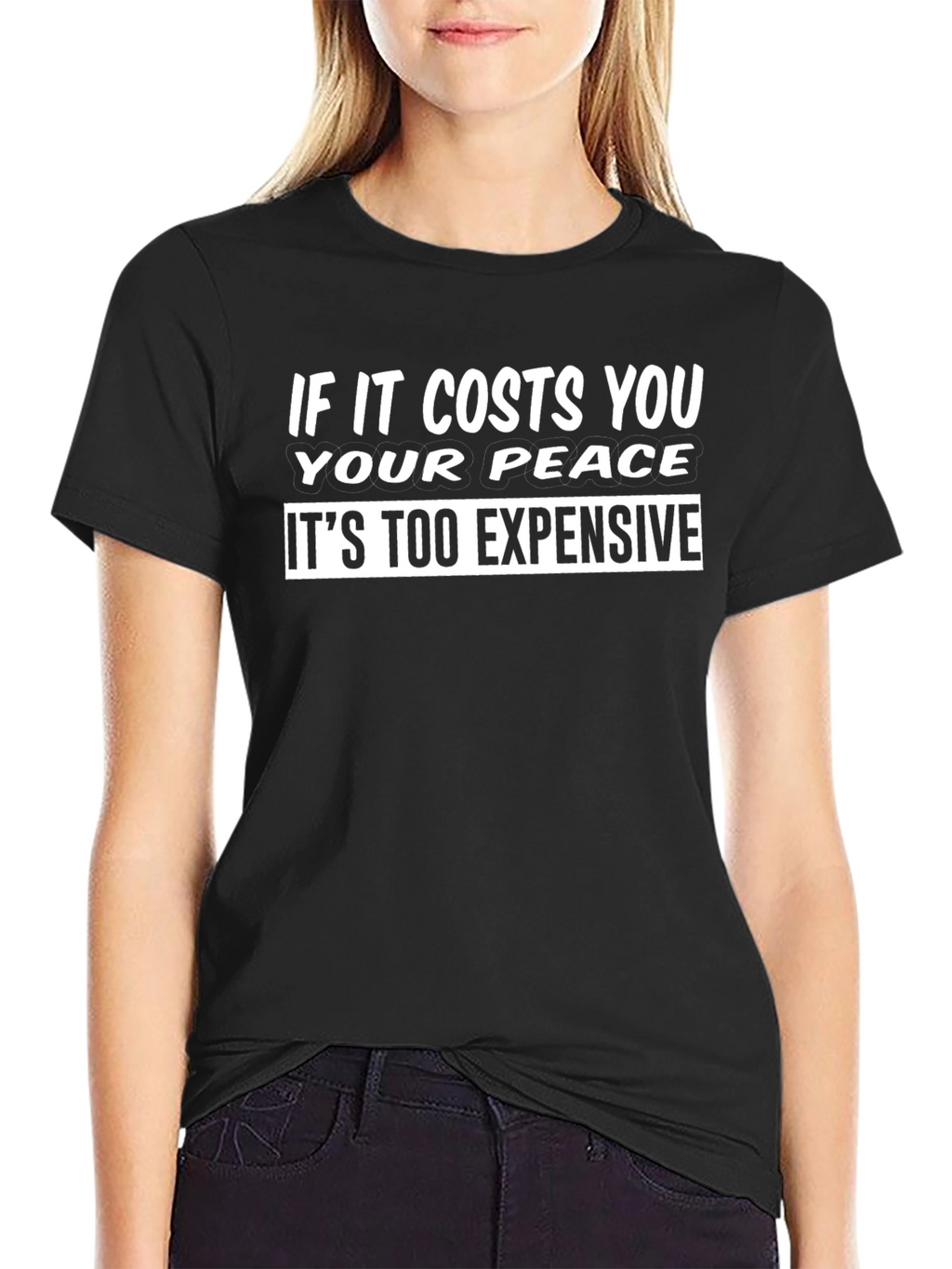 Peace Costs T-Shirt - Funny Slogan Tee