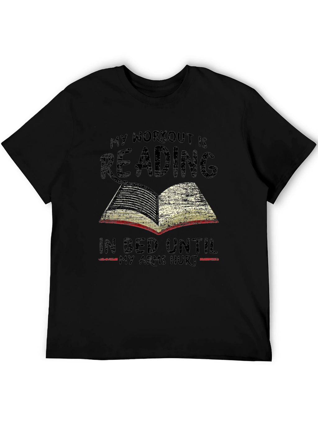 Workout Reading T-Shirt -  Funny Book Lover Tee