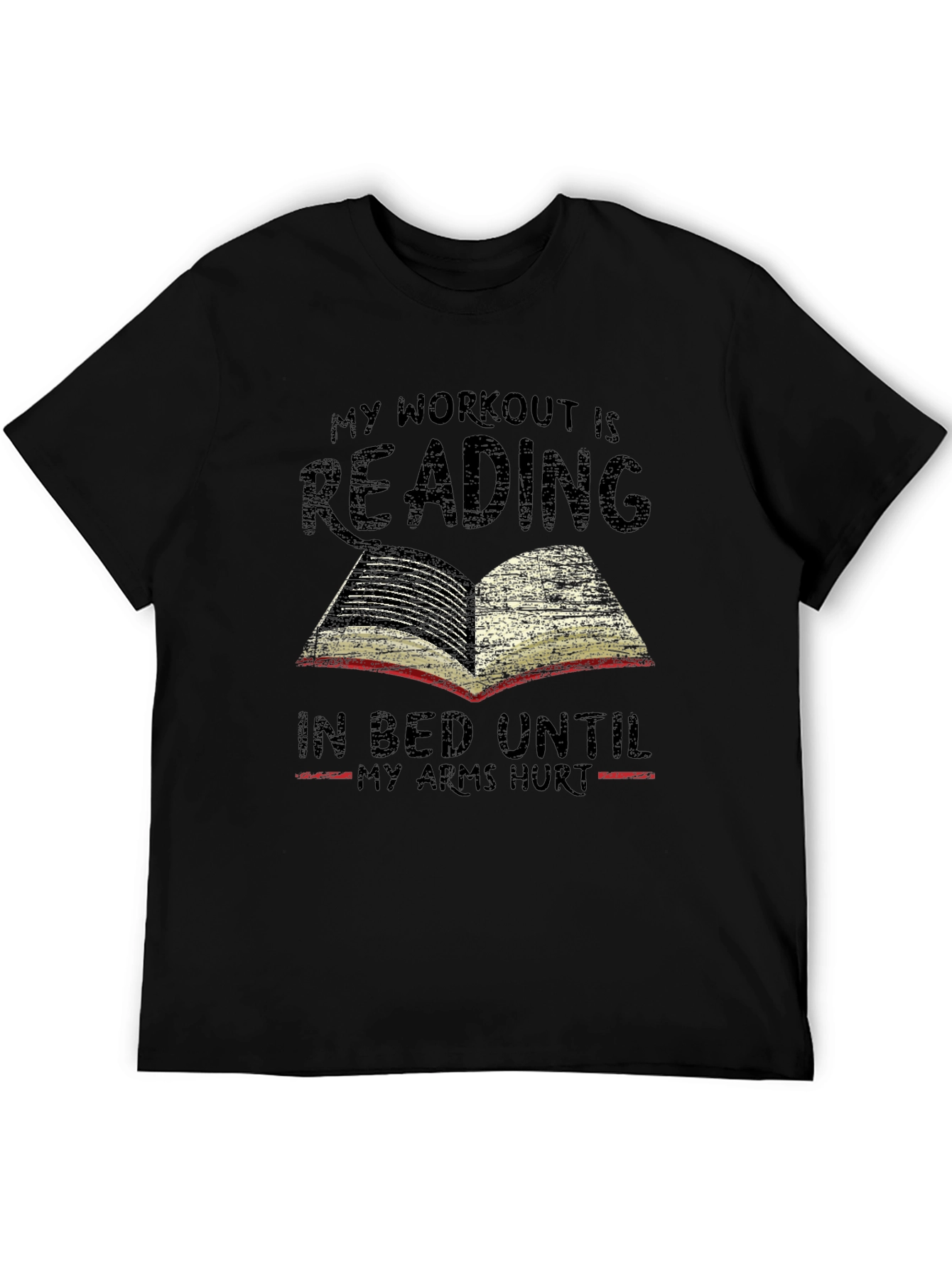 Workout Reading T-Shirt -  Funny Book Lover Tee
