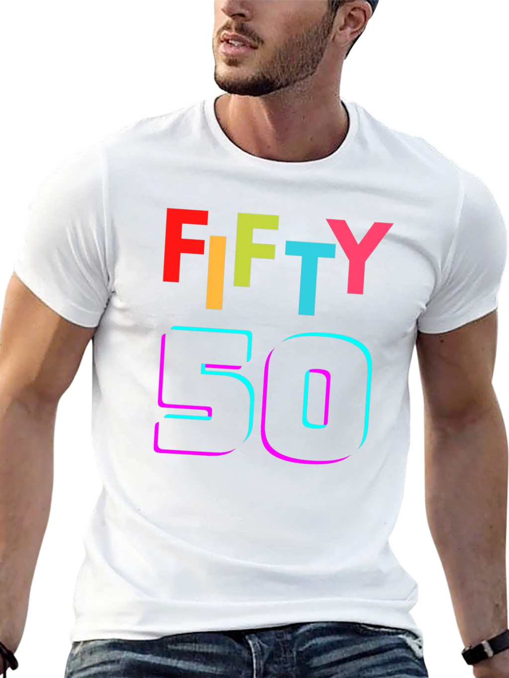 Fifty Birthday Graphic T-Shirt