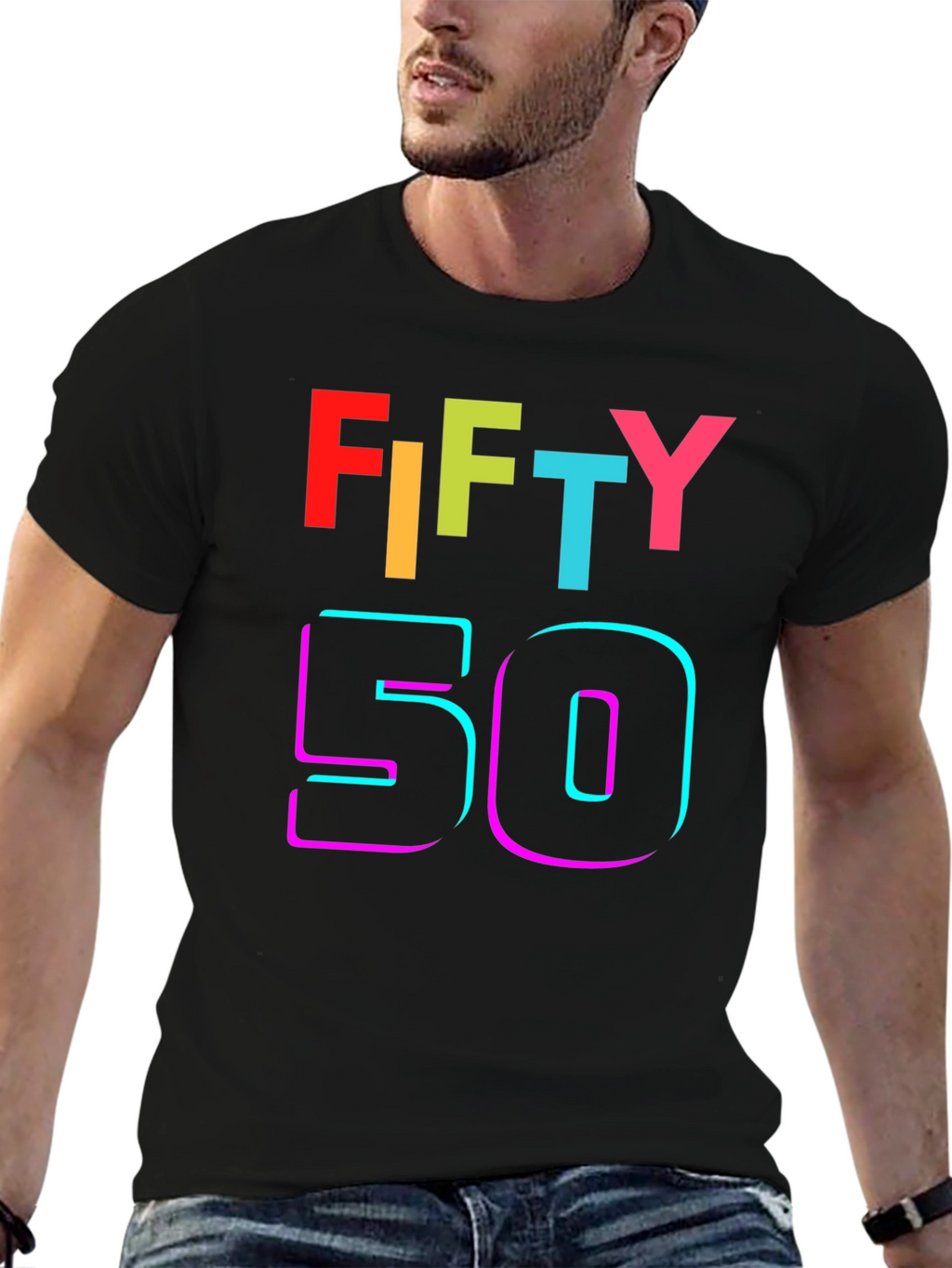 Fifty Birthday Graphic T-Shirt