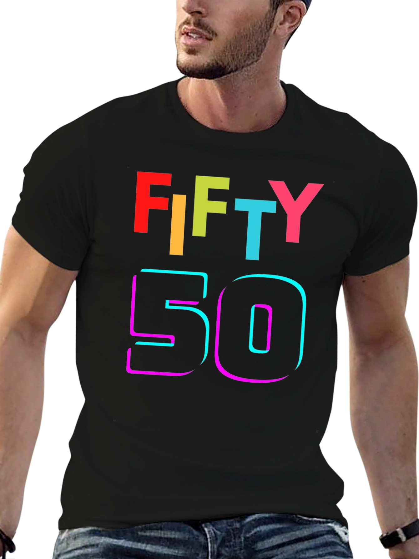 Fifty Birthday Graphic T-Shirt