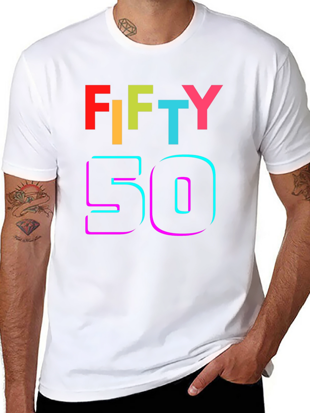 Fifty Birthday Graphic T-Shirt