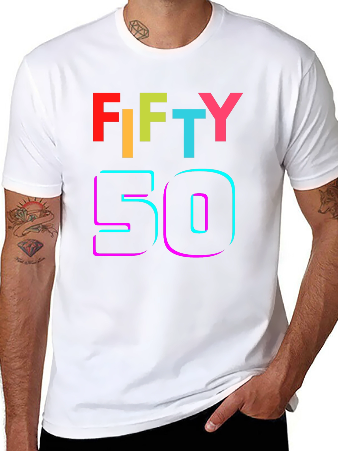 Fifty Birthday Graphic T-Shirt
