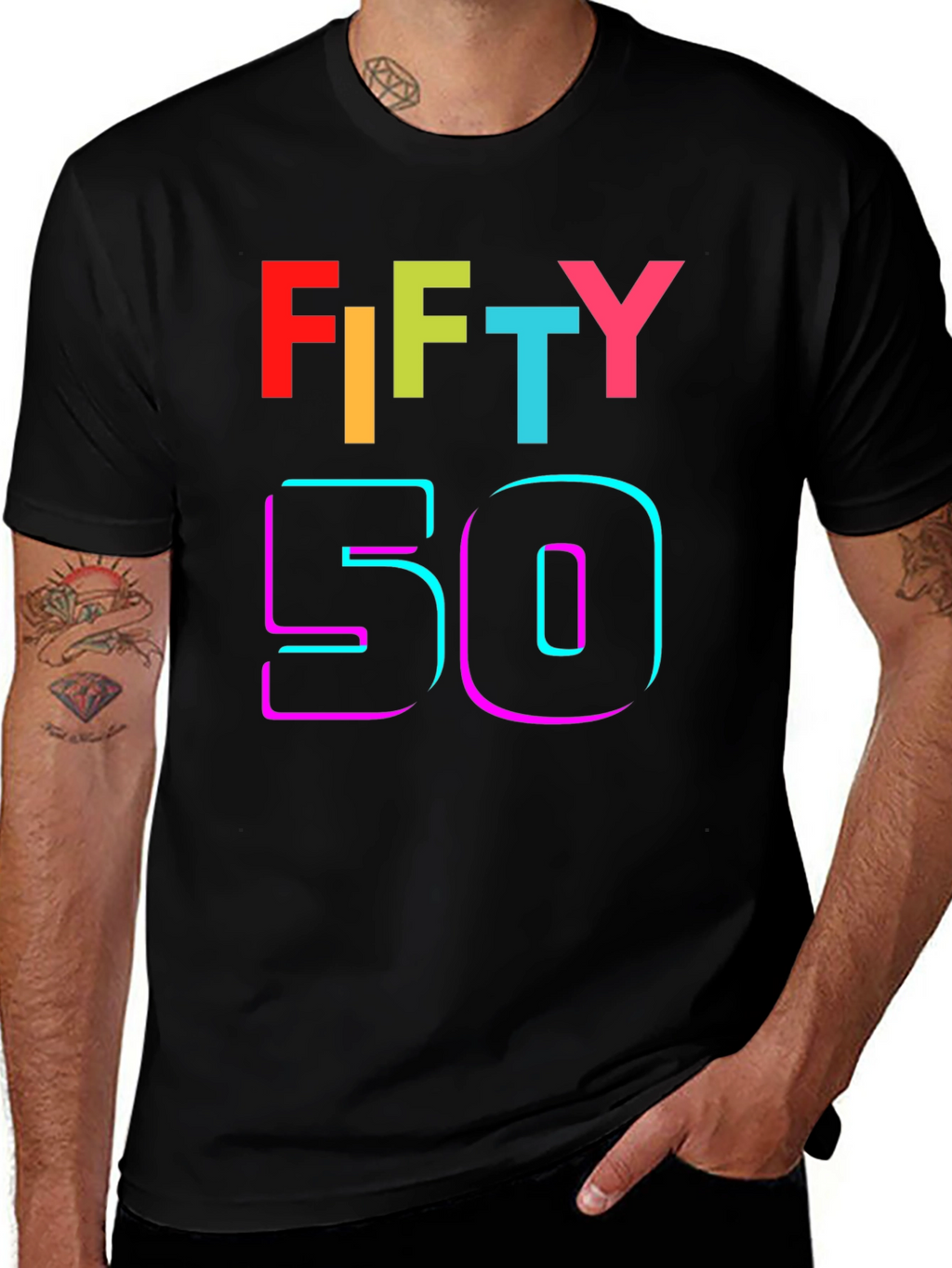 Fifty Birthday Graphic T-Shirt