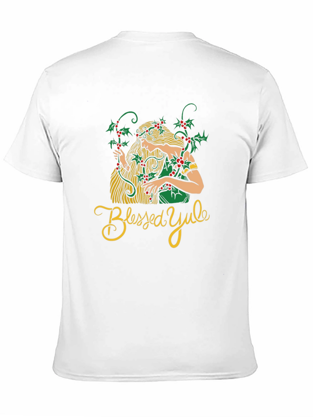 Blessed Yule Womans Holiday T-Shirt