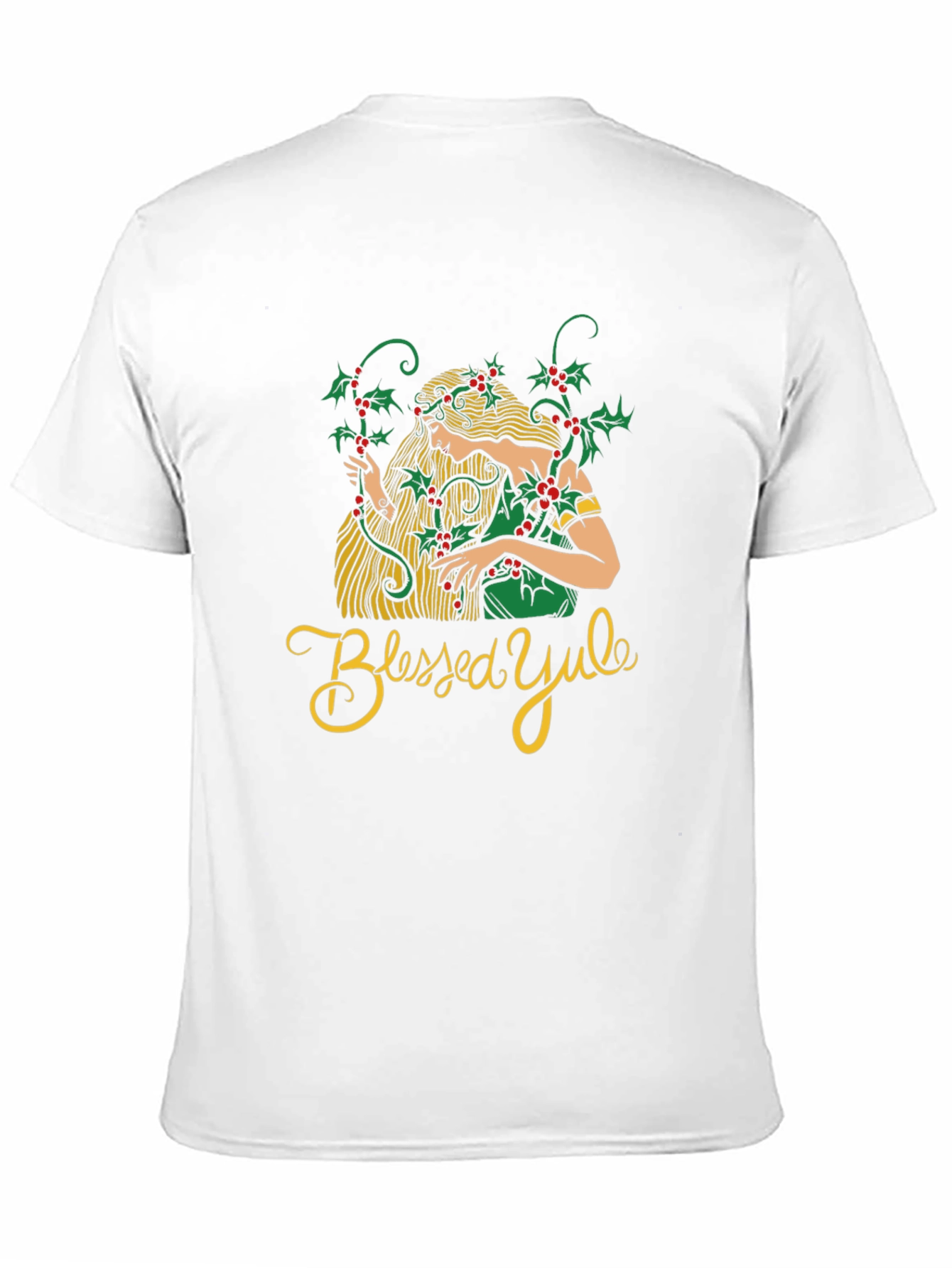 Blessed Yule Womans Holiday T-Shirt