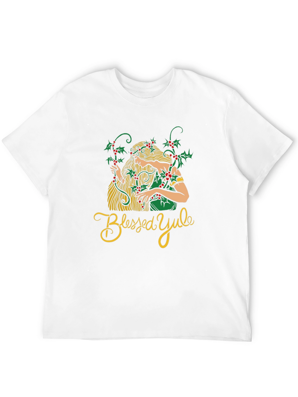 Blessed Yule Womans Holiday T-Shirt
