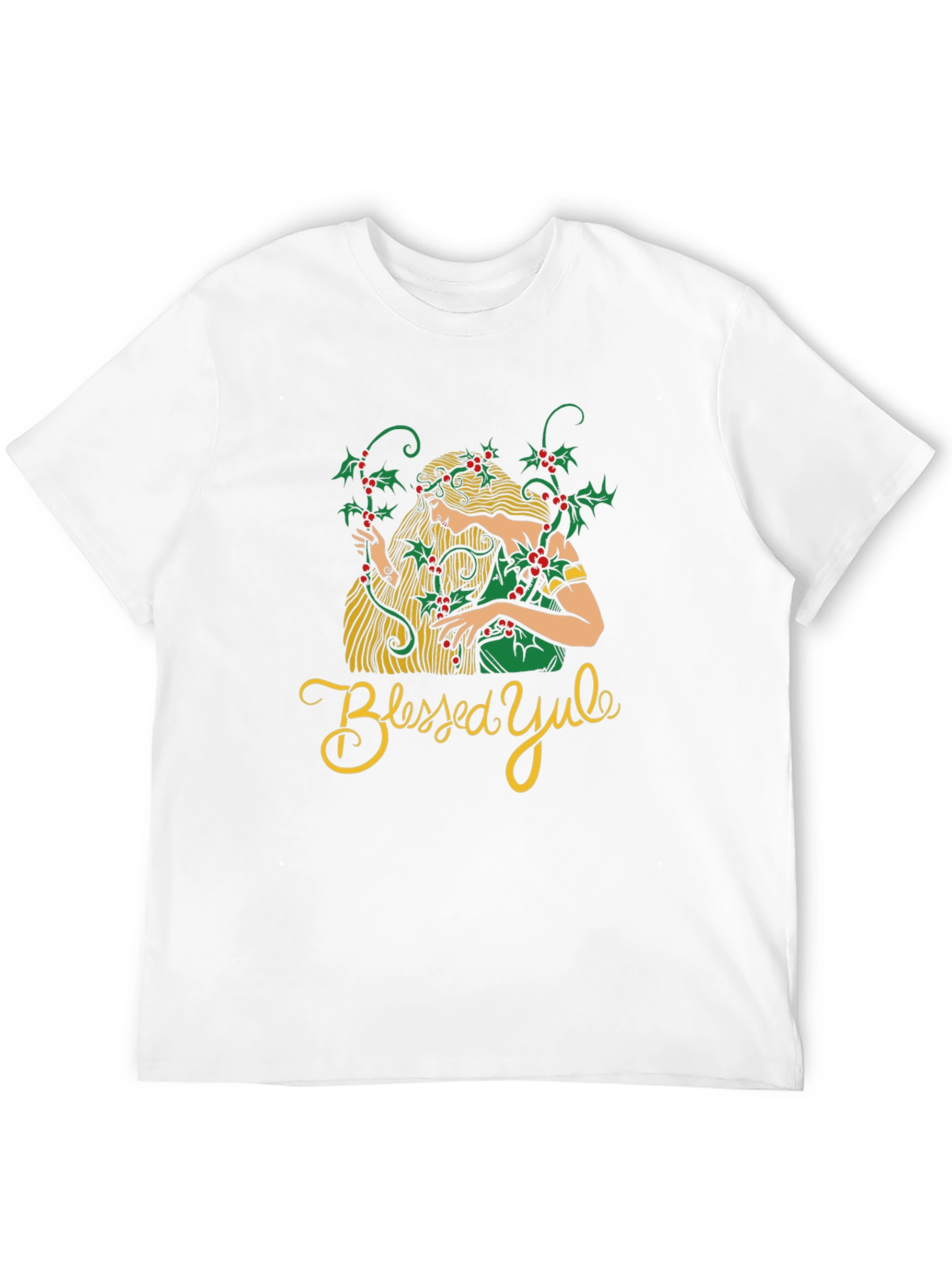 Blessed Yule Womans Holiday T-Shirt