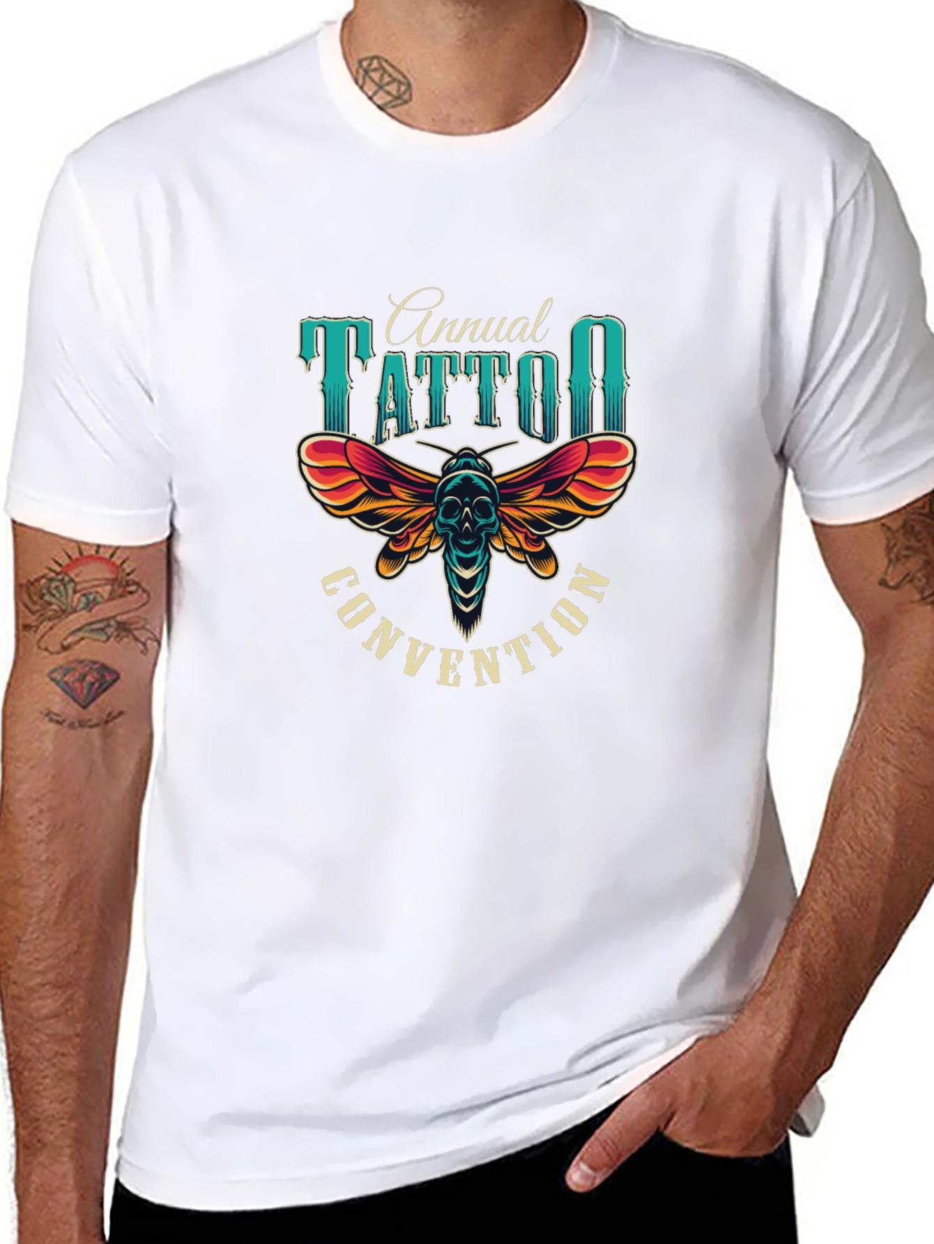 Annual Tattoo Convention Black T-Shirt
