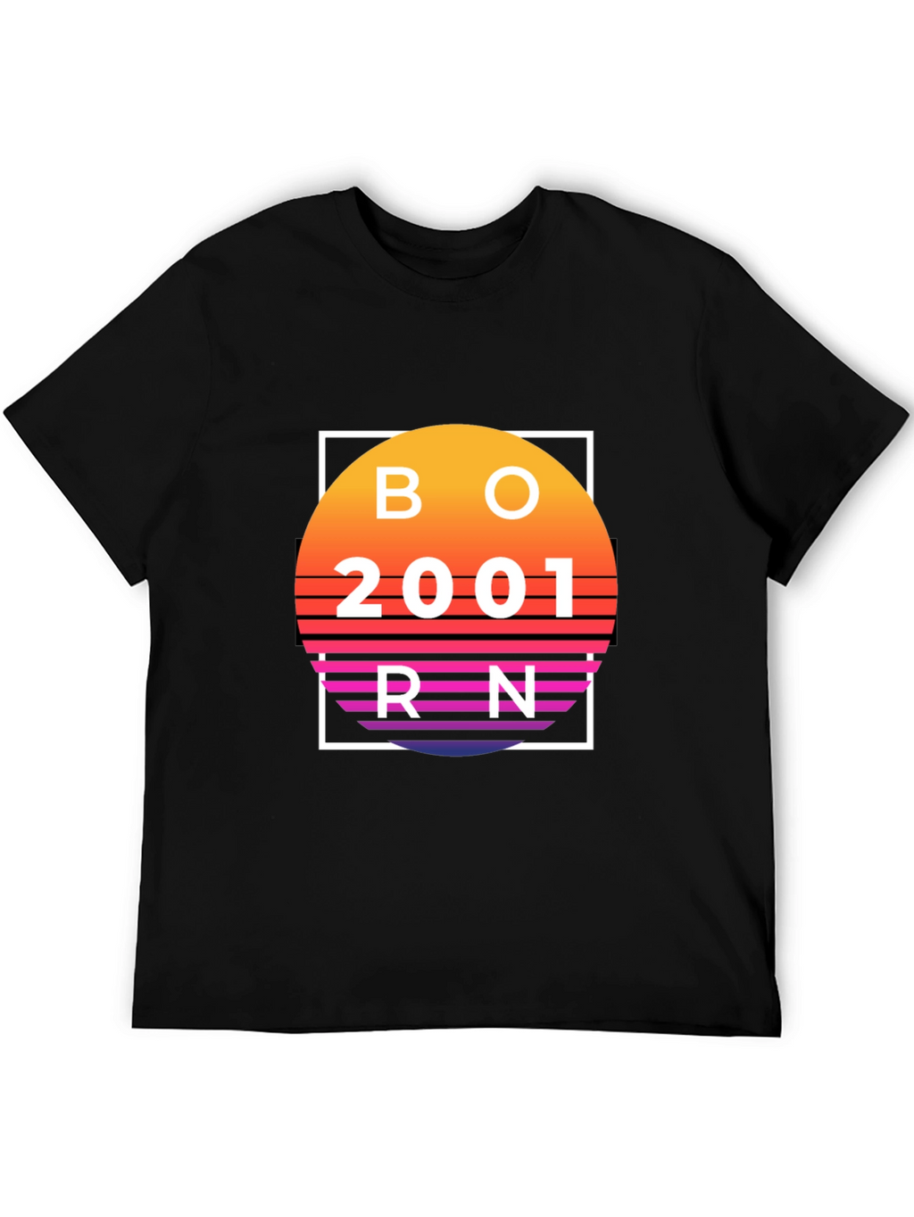 Born in 2001 Retro T-Shirt