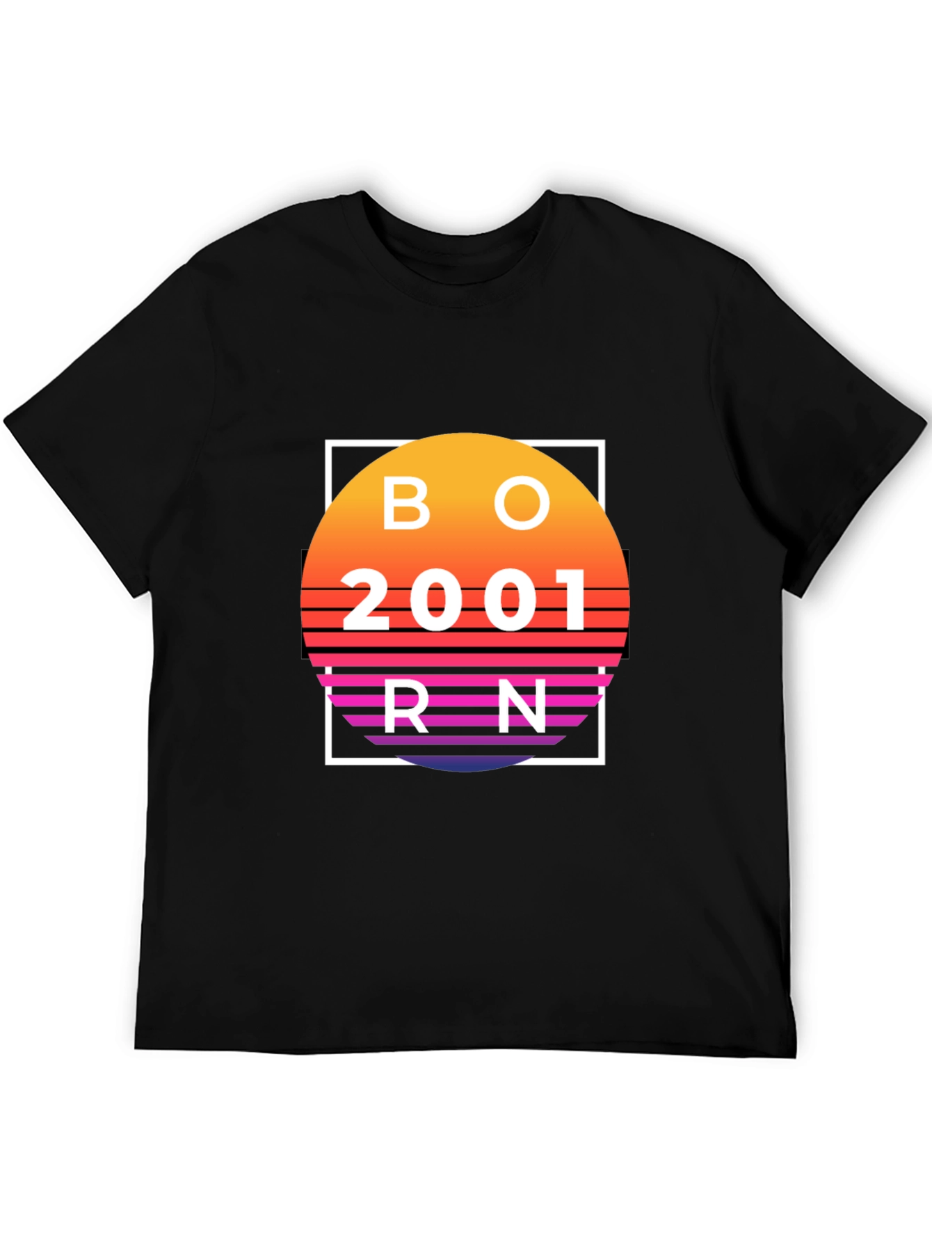 Born in 2001 Retro T-Shirt