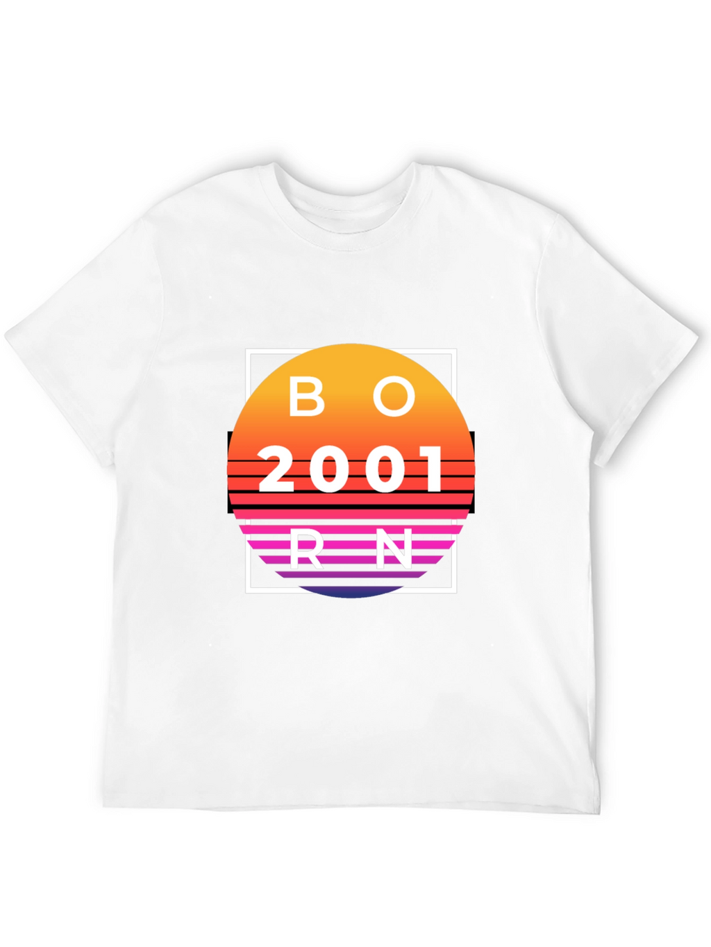 Born in 2001 Retro T-Shirt