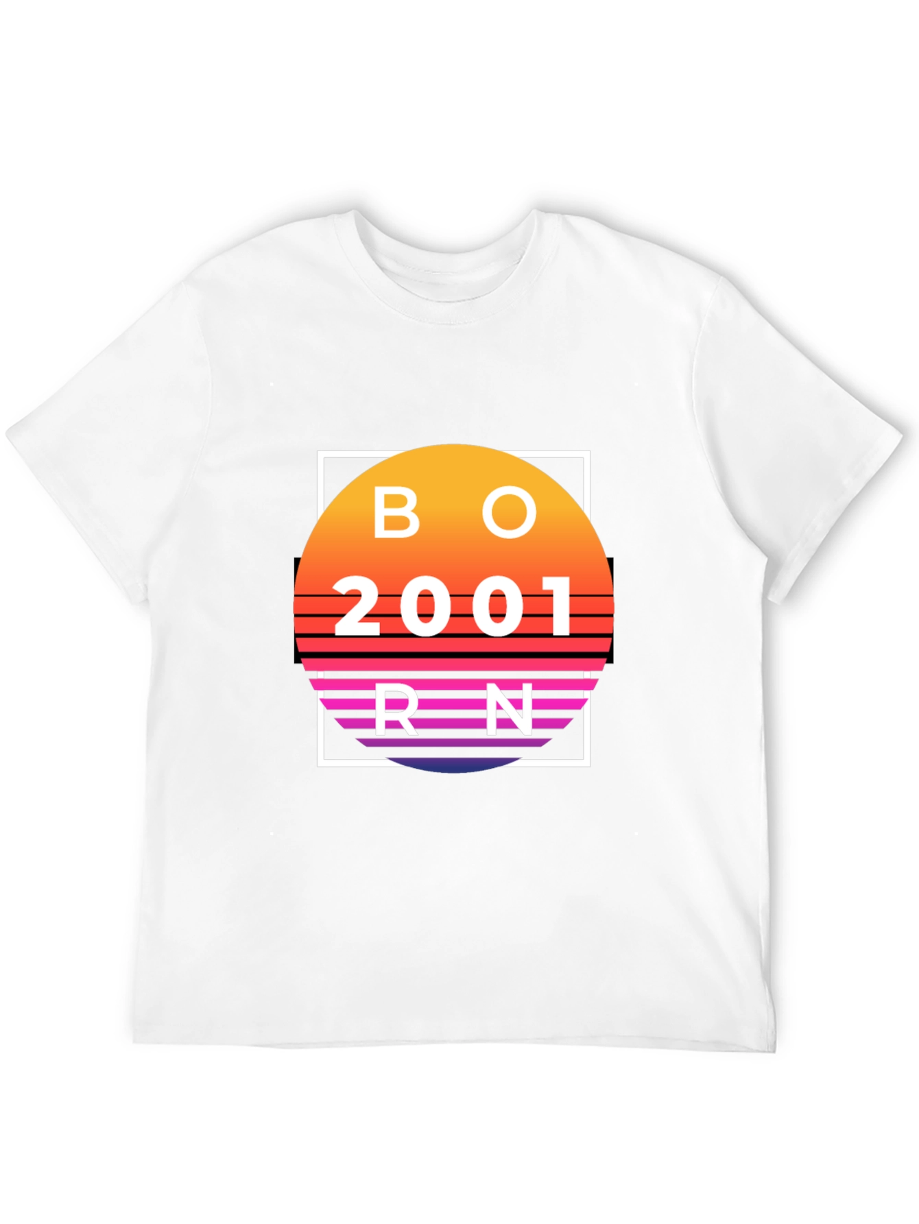 Born in 2001 Retro T-Shirt