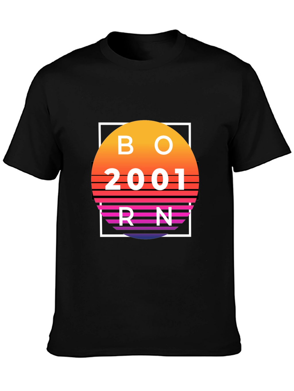Born in 2001 Retro T-Shirt
