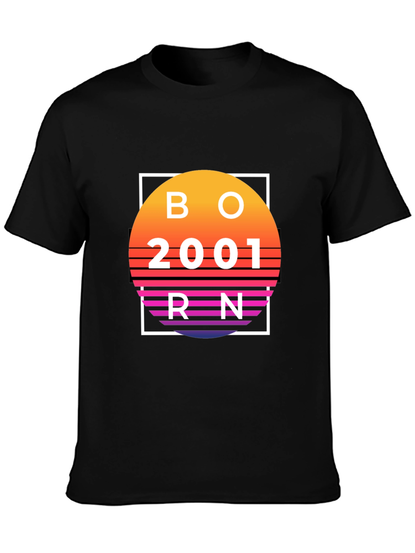 Born in 2001 Retro T-Shirt