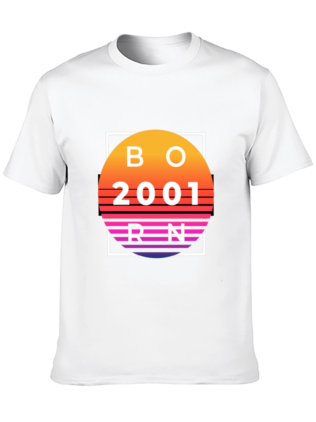 Born in 2001 Retro T-Shirt