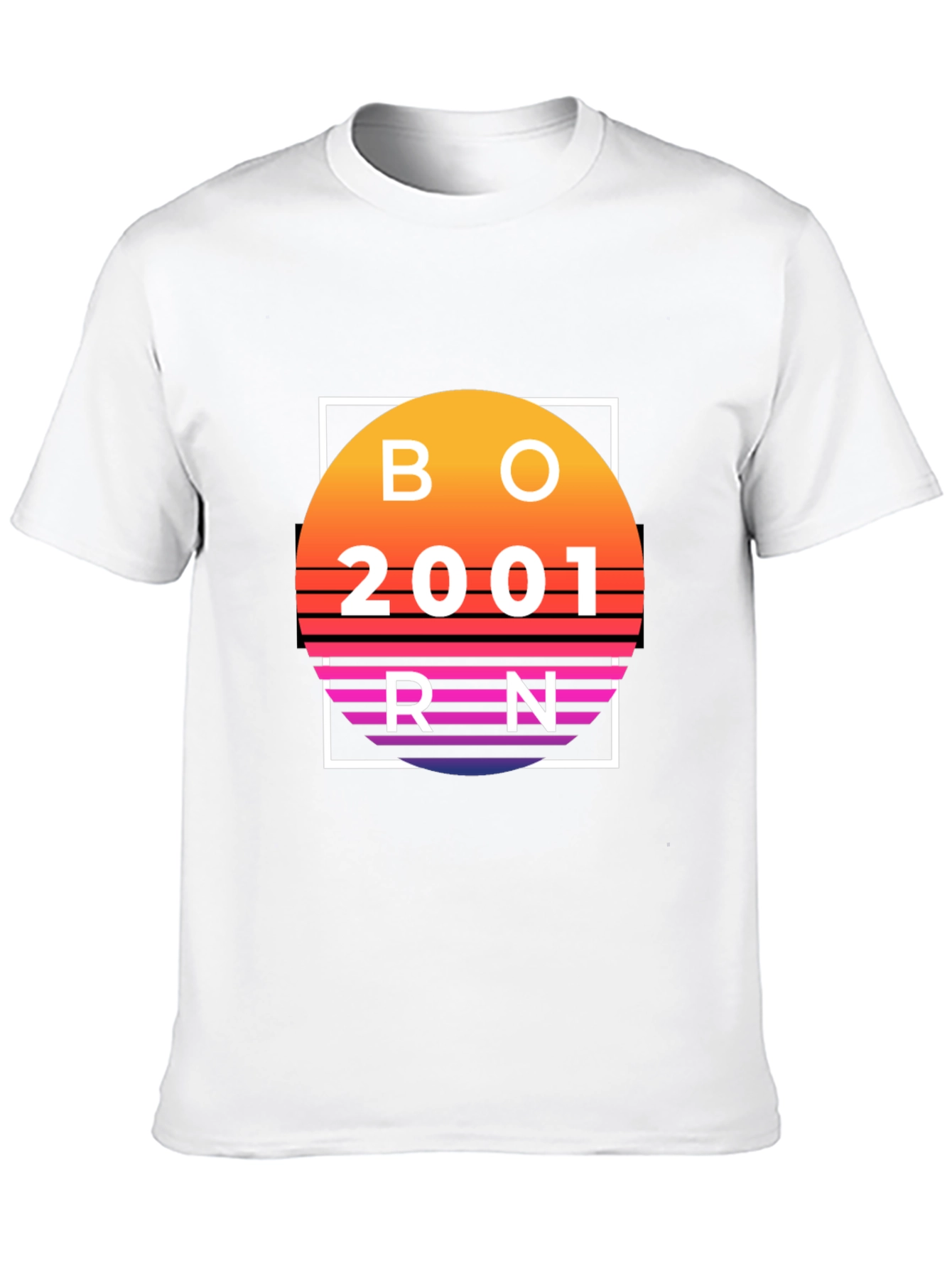 Born in 2001 Retro T-Shirt