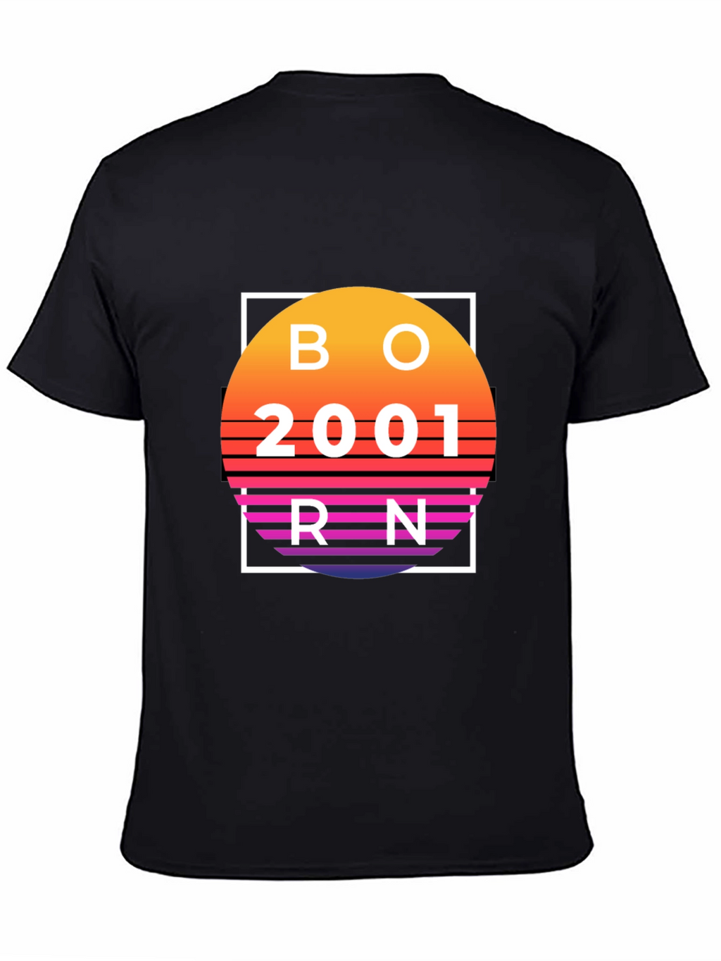 Born in 2001 Retro T-Shirt