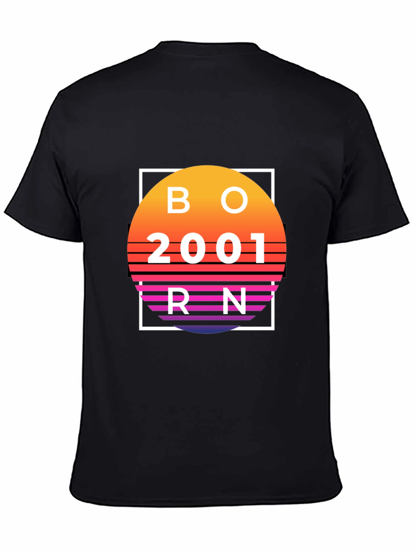 Born in 2001 Retro T-Shirt