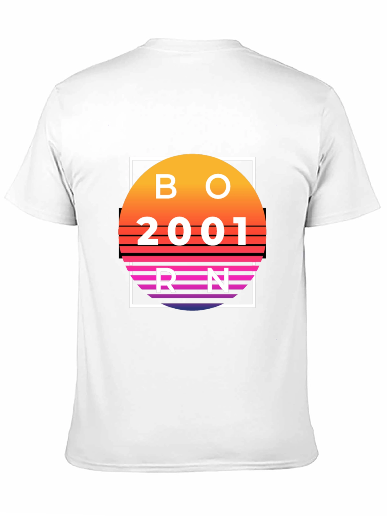 Born in 2001 Retro T-Shirt