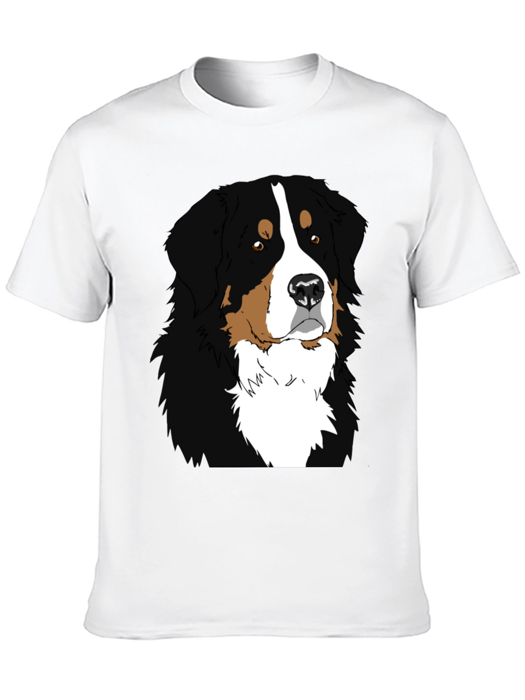 Bernese Mountain Dog Graphic Tee - Black
