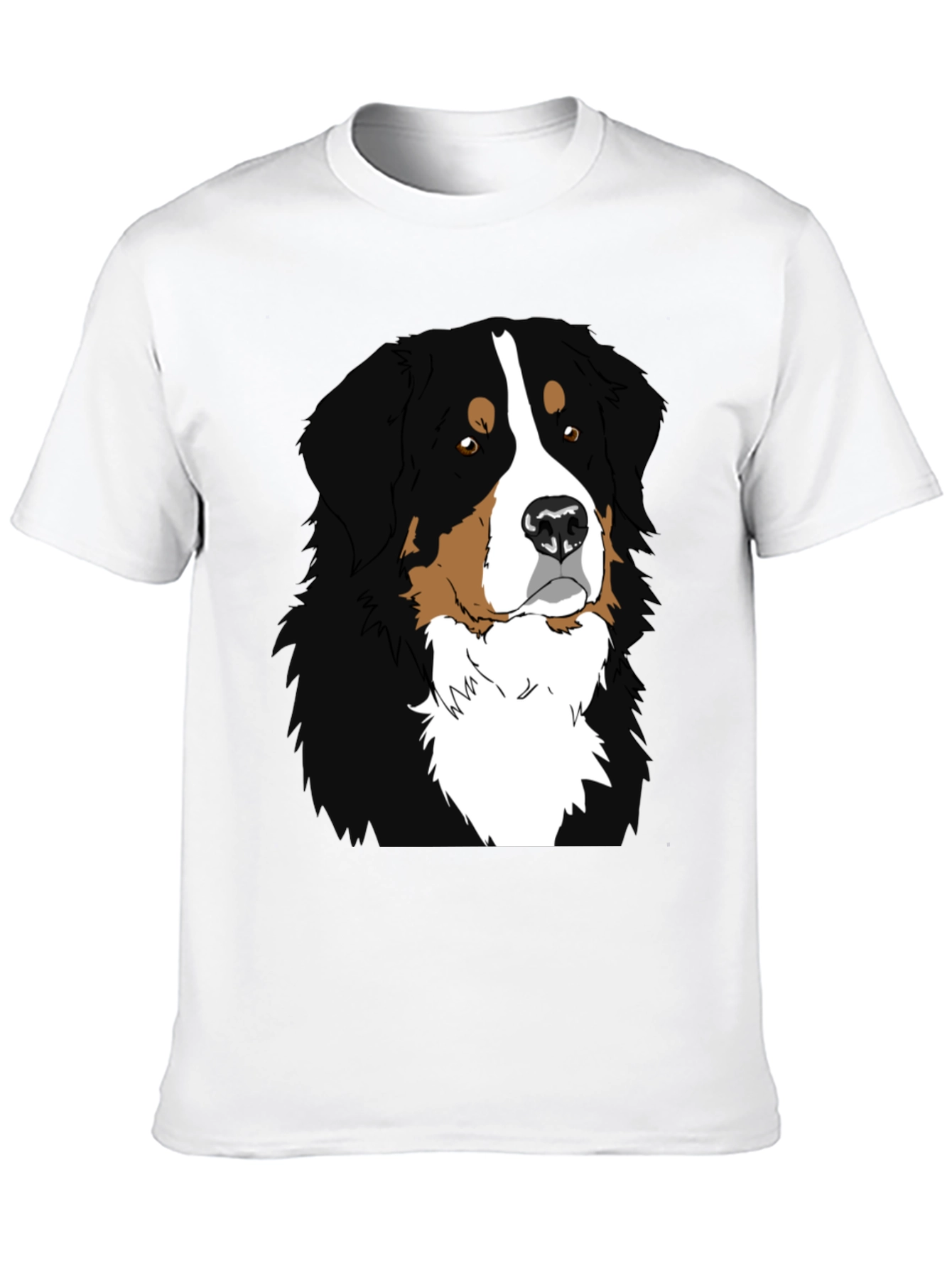 Bernese Mountain Dog Graphic Tee - Black
